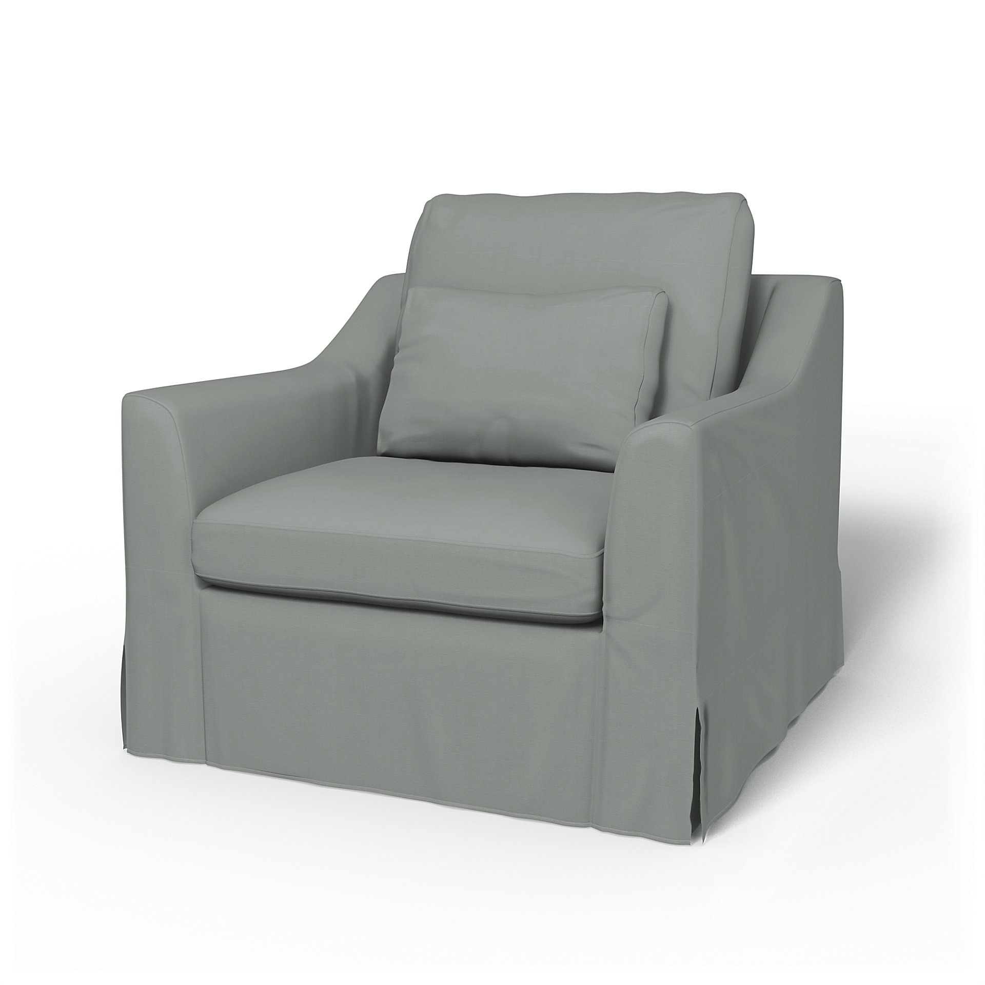 IKEA - Farlov Armchair Cover, Drizzle, Cotton - Bemz