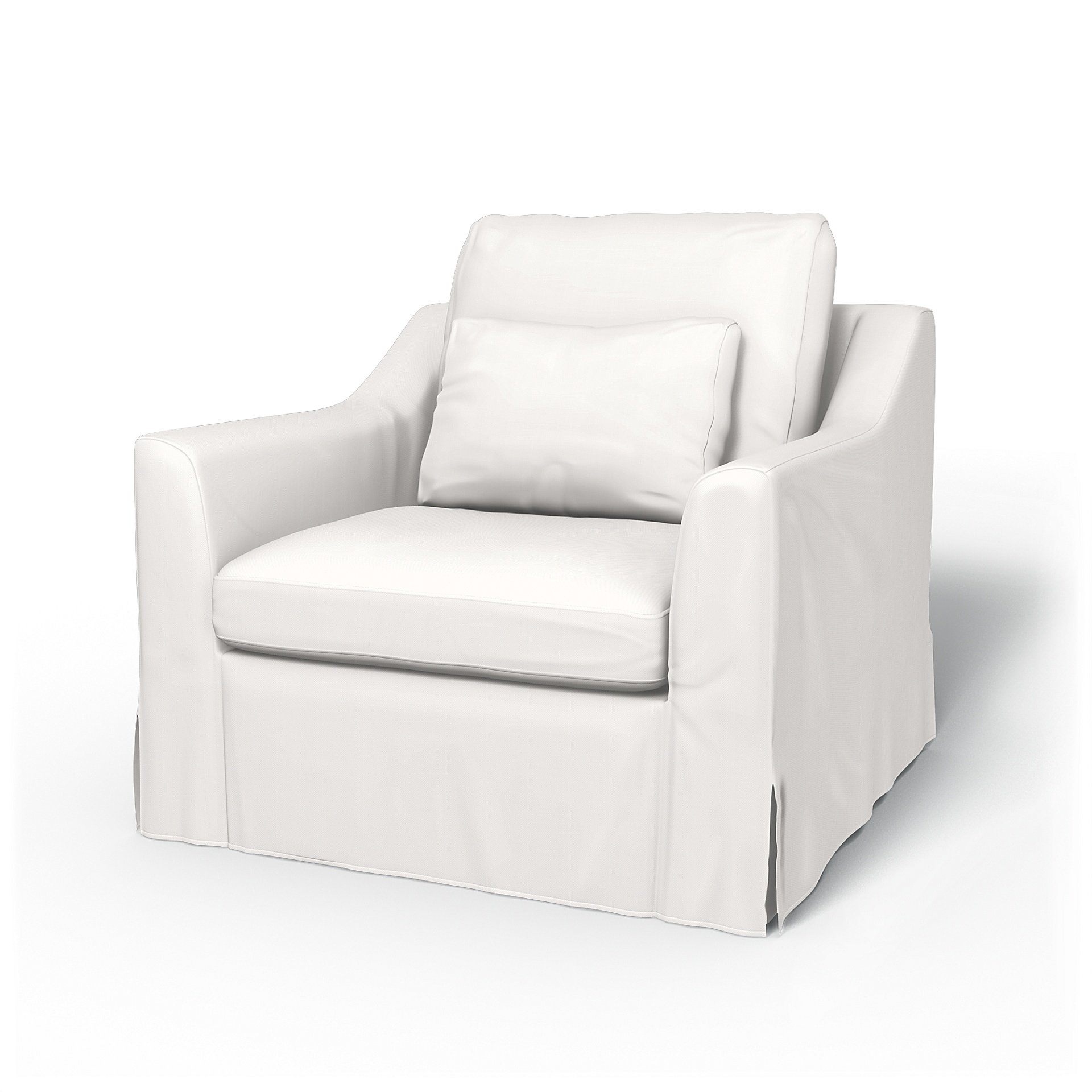 IKEA - Farlov Armchair Cover, Soft White, Linen - Bemz