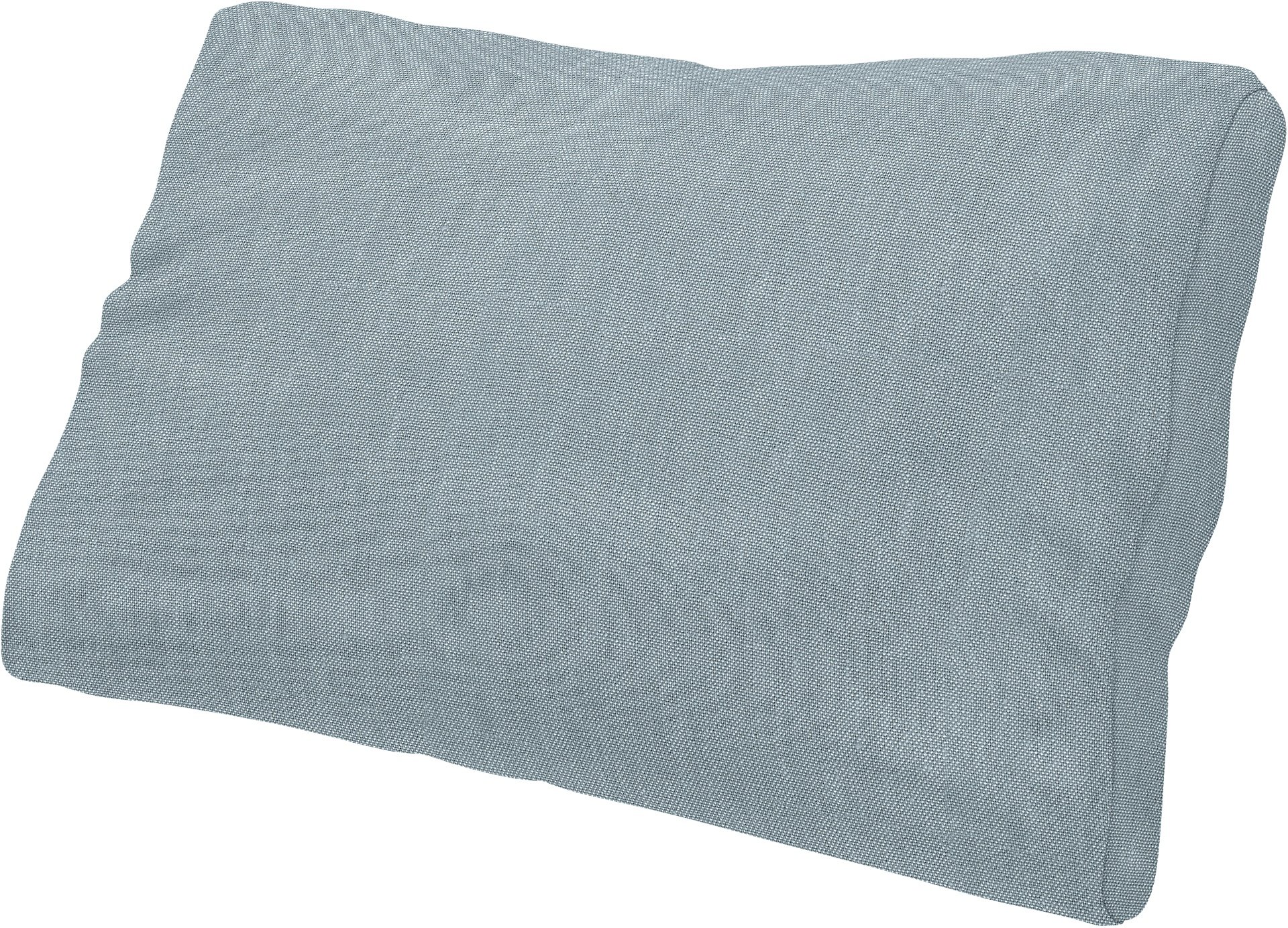 IKEA - Lumbar cushion cover Farlov, Dusty Blue, Linen - Bemz