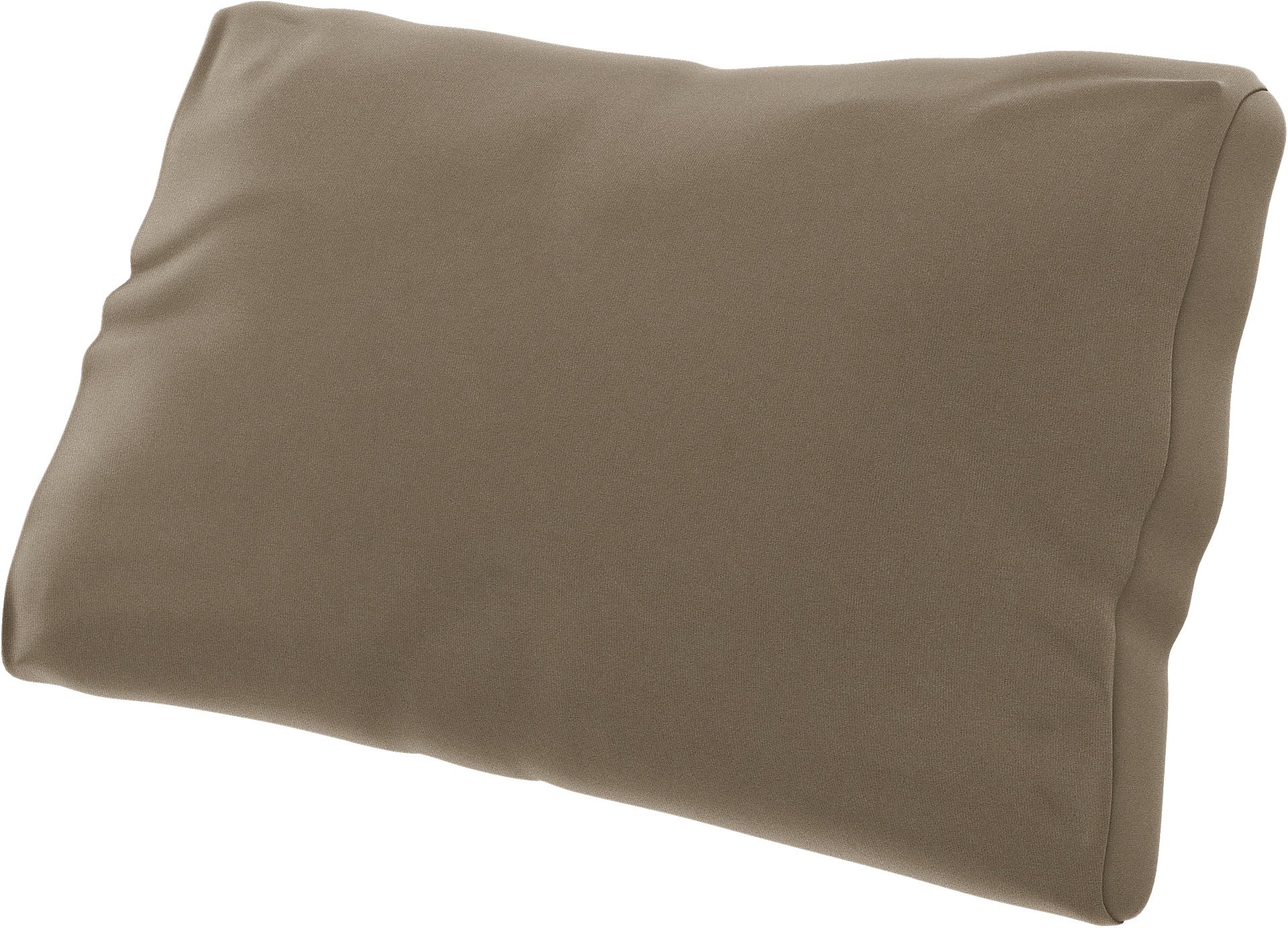 IKEA - Lumbar cushion cover Farlov, Taupe, Velvet - Bemz