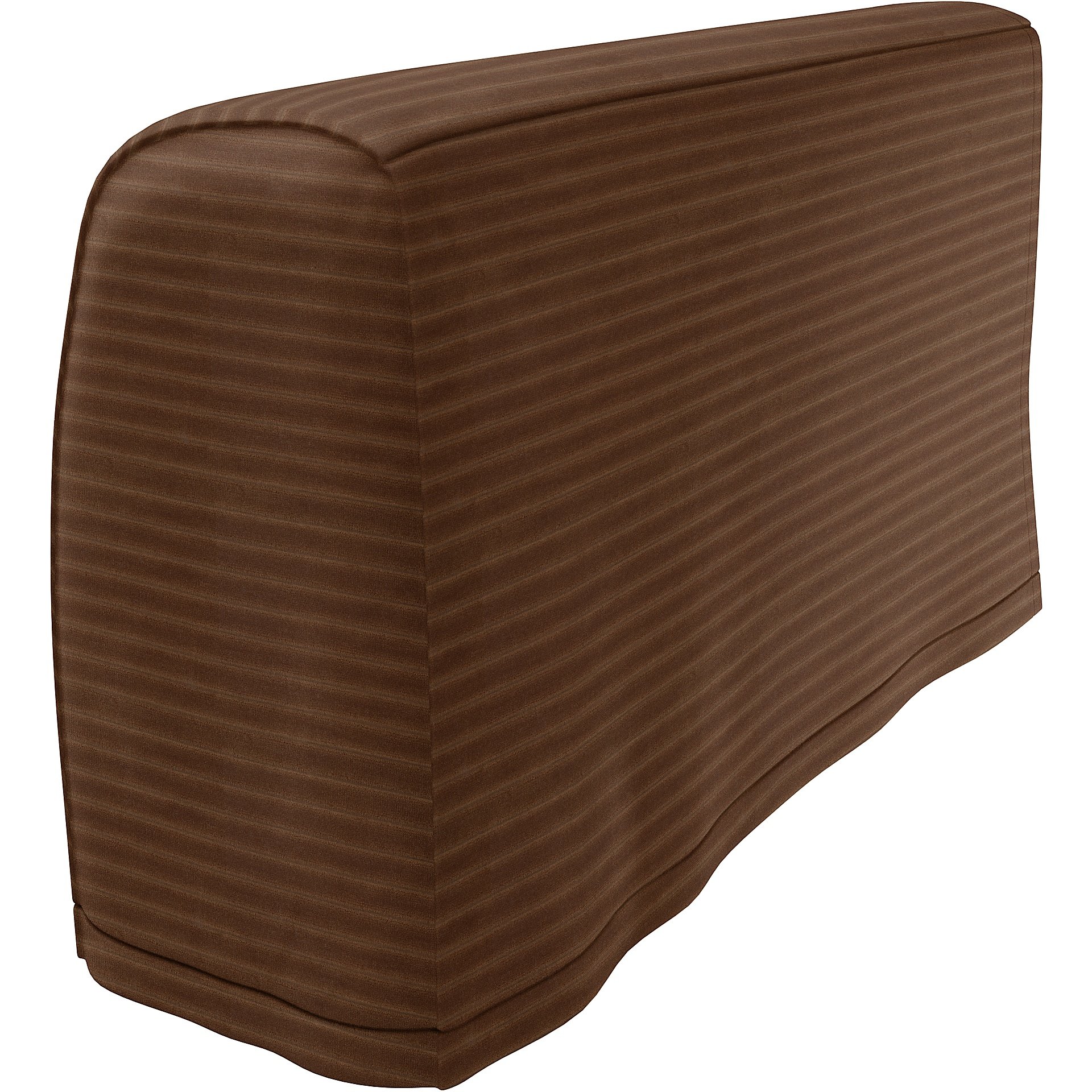 IKEA - Farlov Armrest Protectors (One pair), Chocolate Brown, Corduroy - Bemz