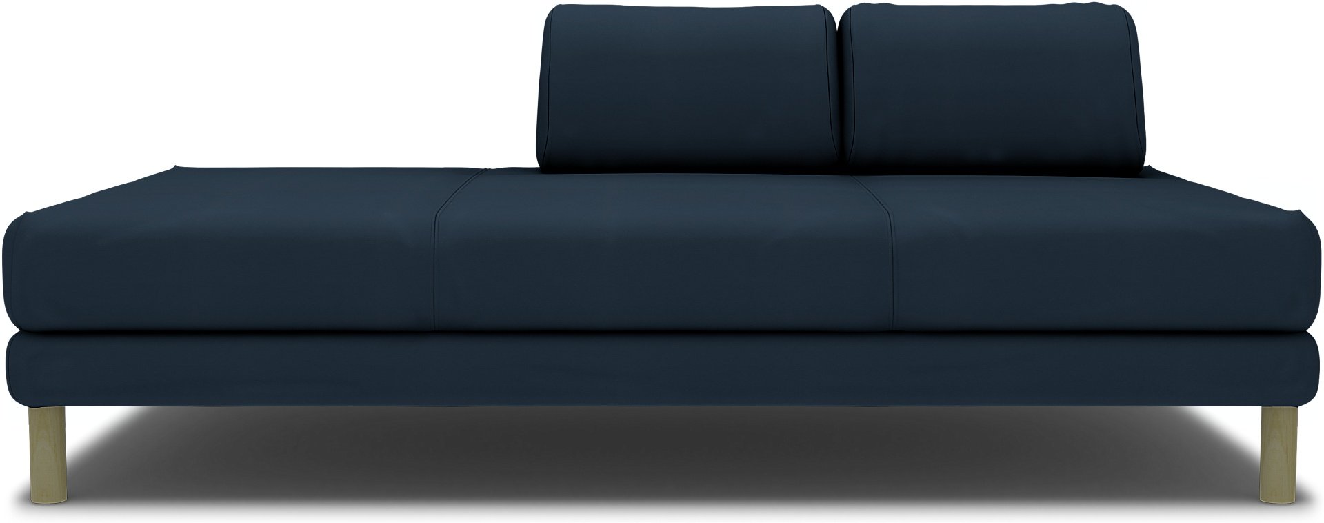 IKEA - Flottebo sofa bed cover 90 cm, Navy Blue, Cotton - Bemz