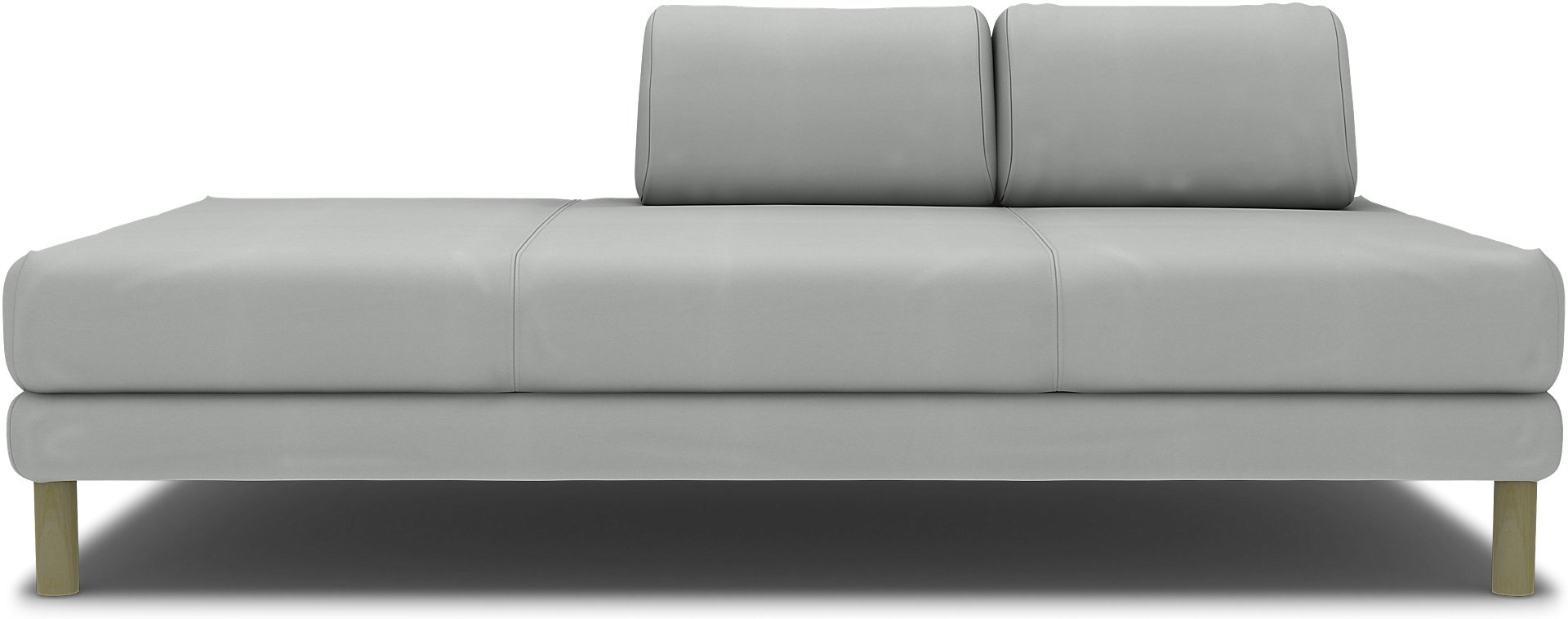 IKEA - Flottebo sofa bed cover 90 cm, Silver Grey, Cotton - Bemz