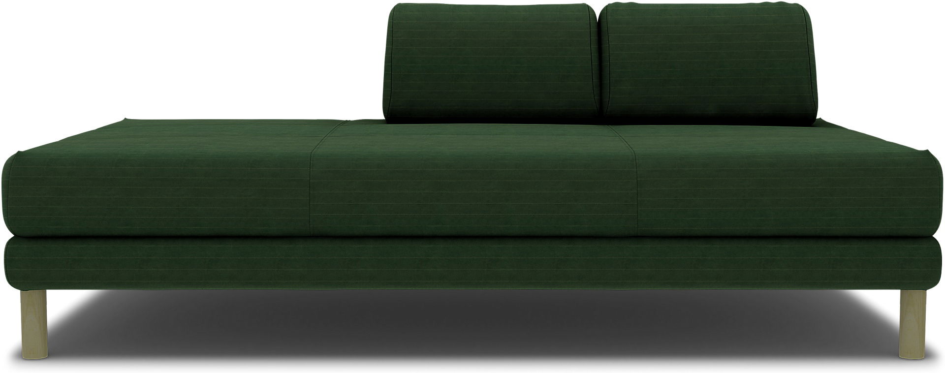 IKEA - Flottebo sofa bed cover 90 cm, Deep Green, BEMZ NATURE'S PALETTE COLLECTION - Bemz