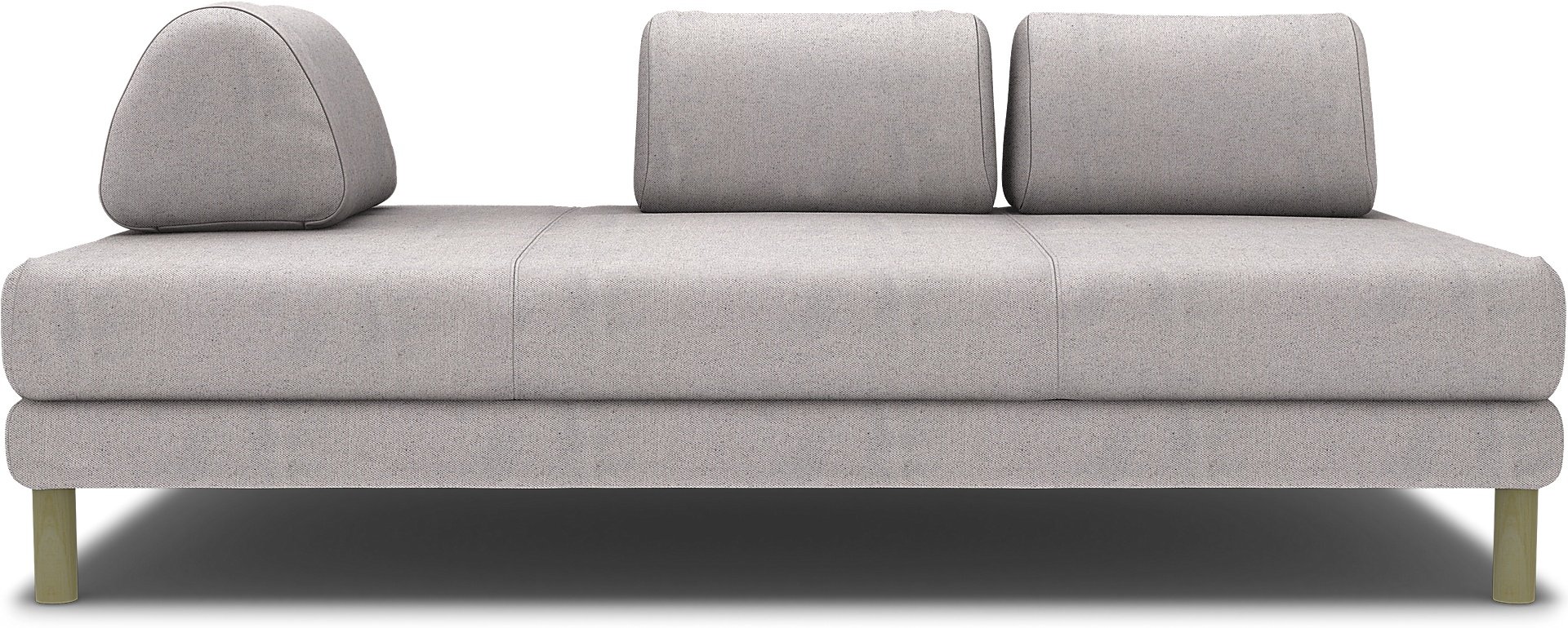 IKEA - Flottebo sofa bed cover 120 cm, Natural, Cotton - Bemz