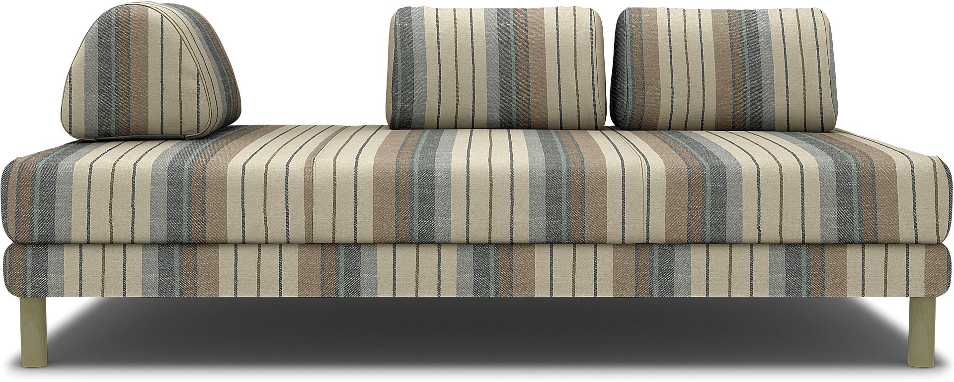 IKEA - Flottebo sofa bed cover 120 cm, Soft Oak, Cotton - Bemz