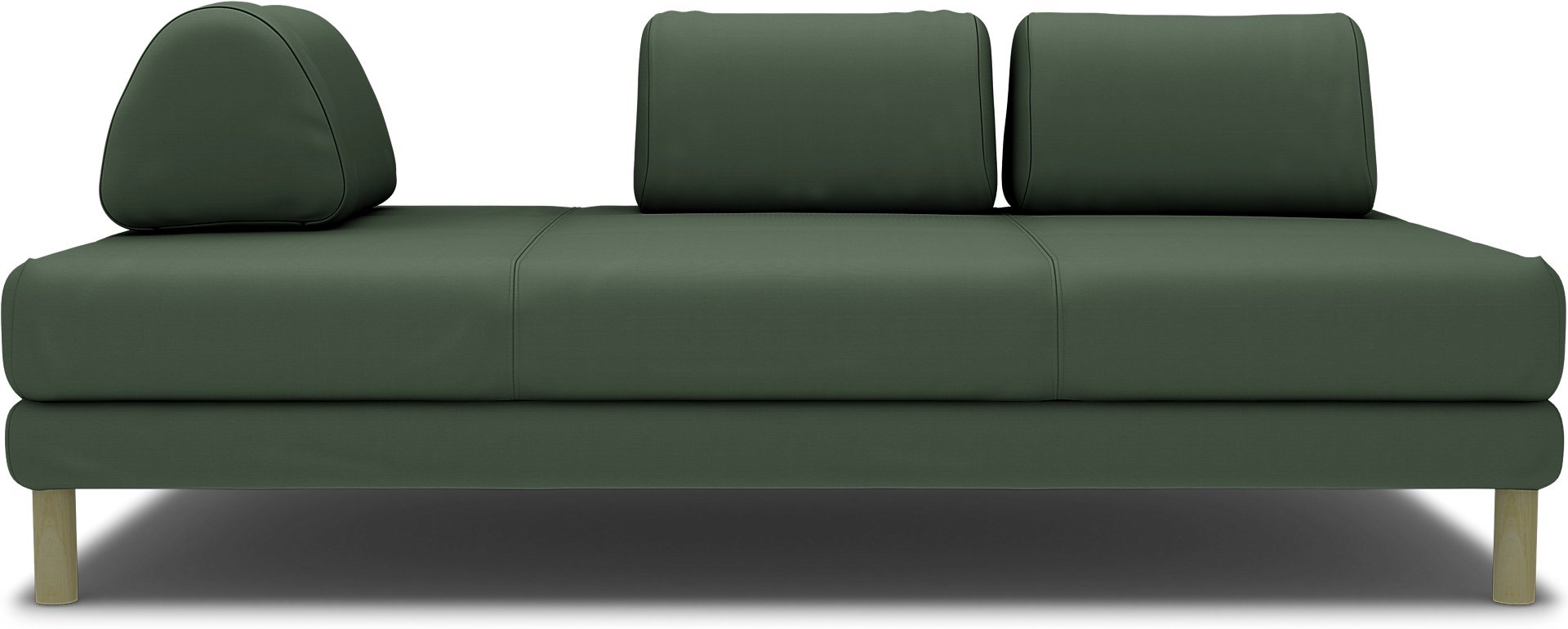 IKEA - Flottebo sofa bed cover 120 cm, Thyme, Cotton - Bemz