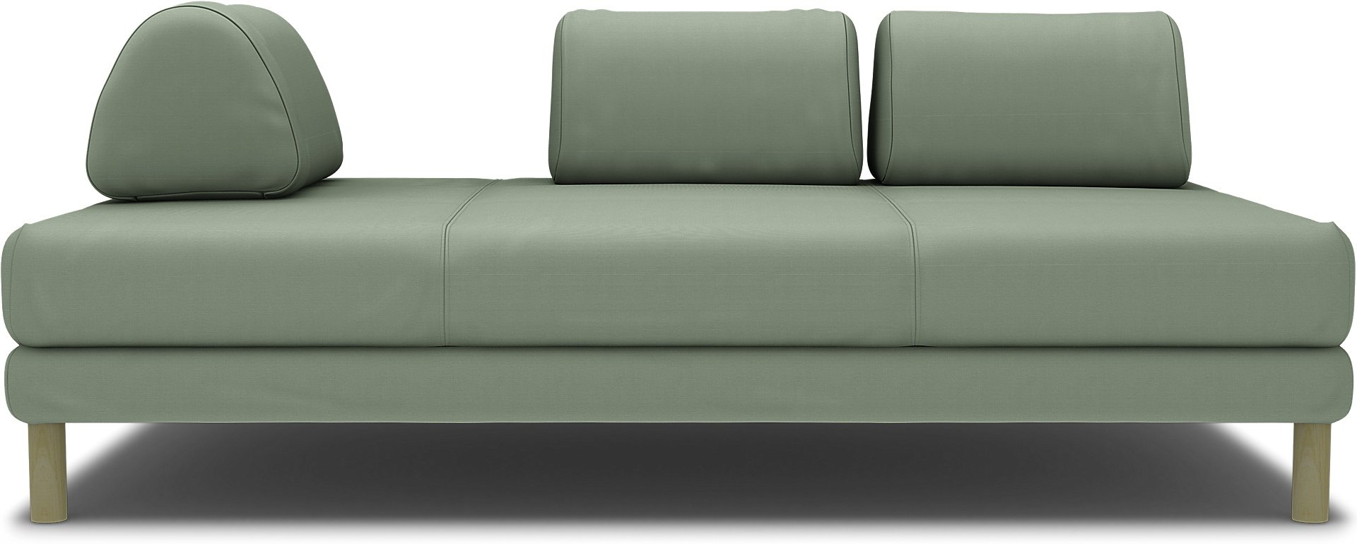 IKEA - Flottebo sofa bed cover 120 cm, Seagrass, Cotton - Bemz