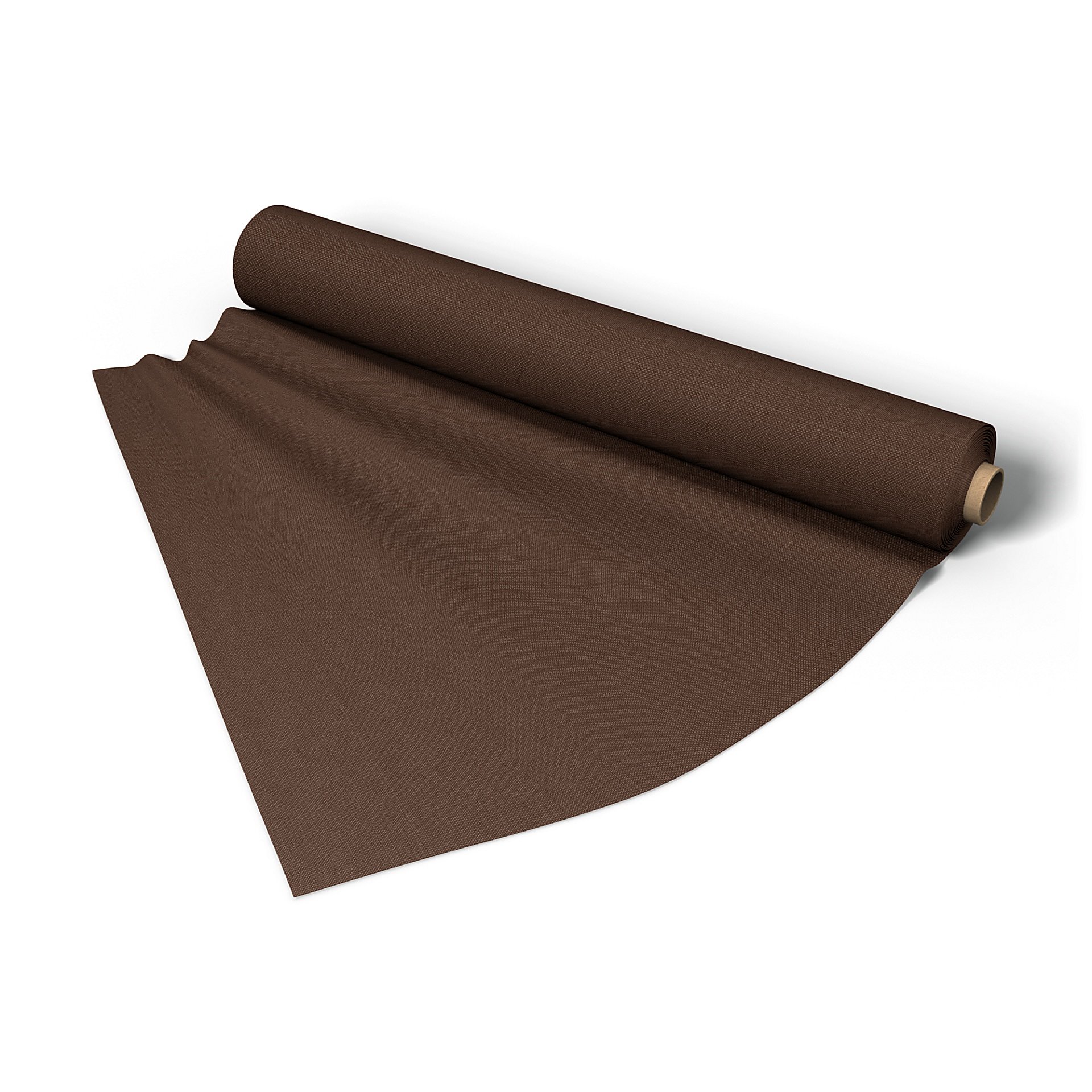 Fabric per metre, Chocolate, Linen - Bemz