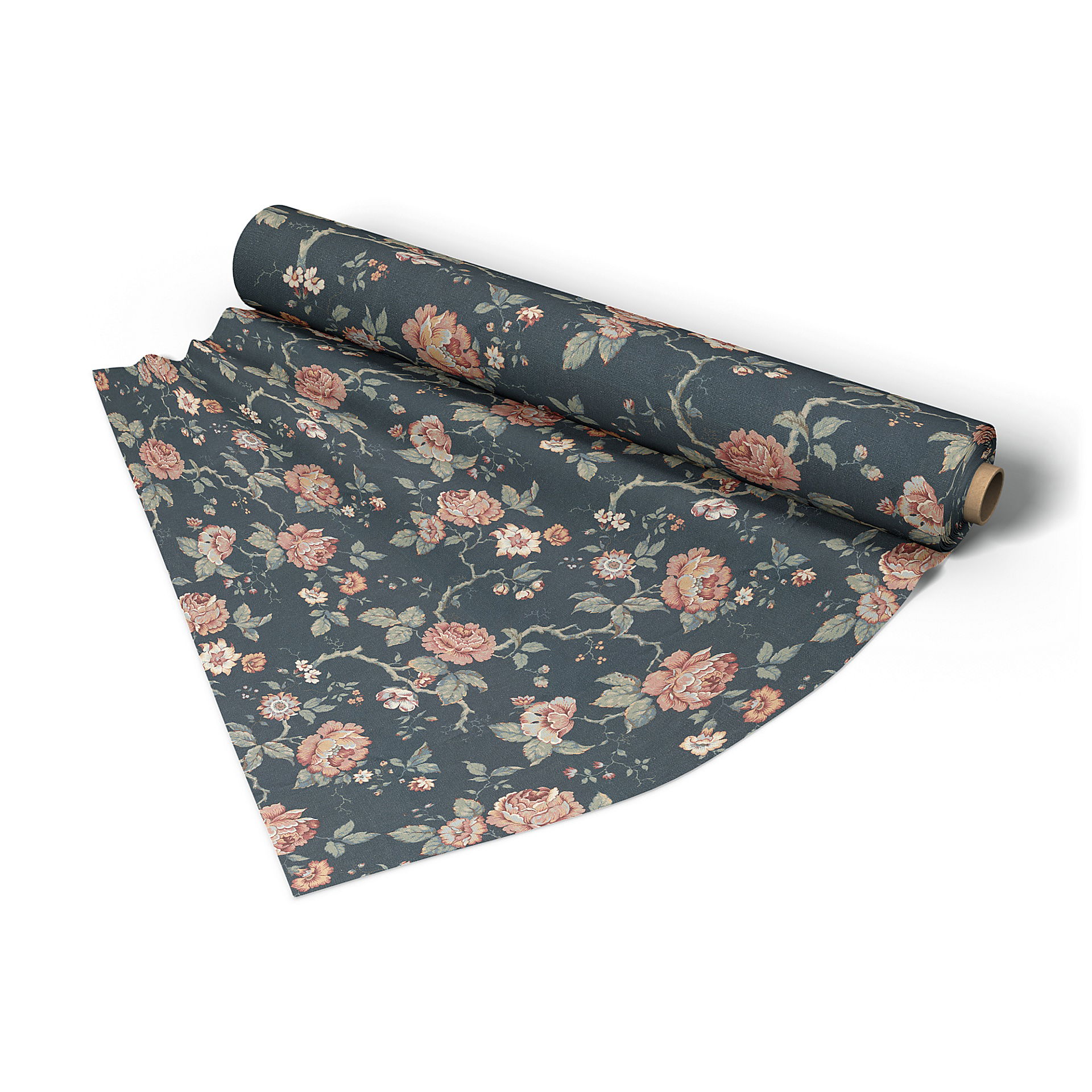 Fabric per metre, Rosenträd Dark, BEMZ x BORÅSTAPETER COLLECTION - Bemz