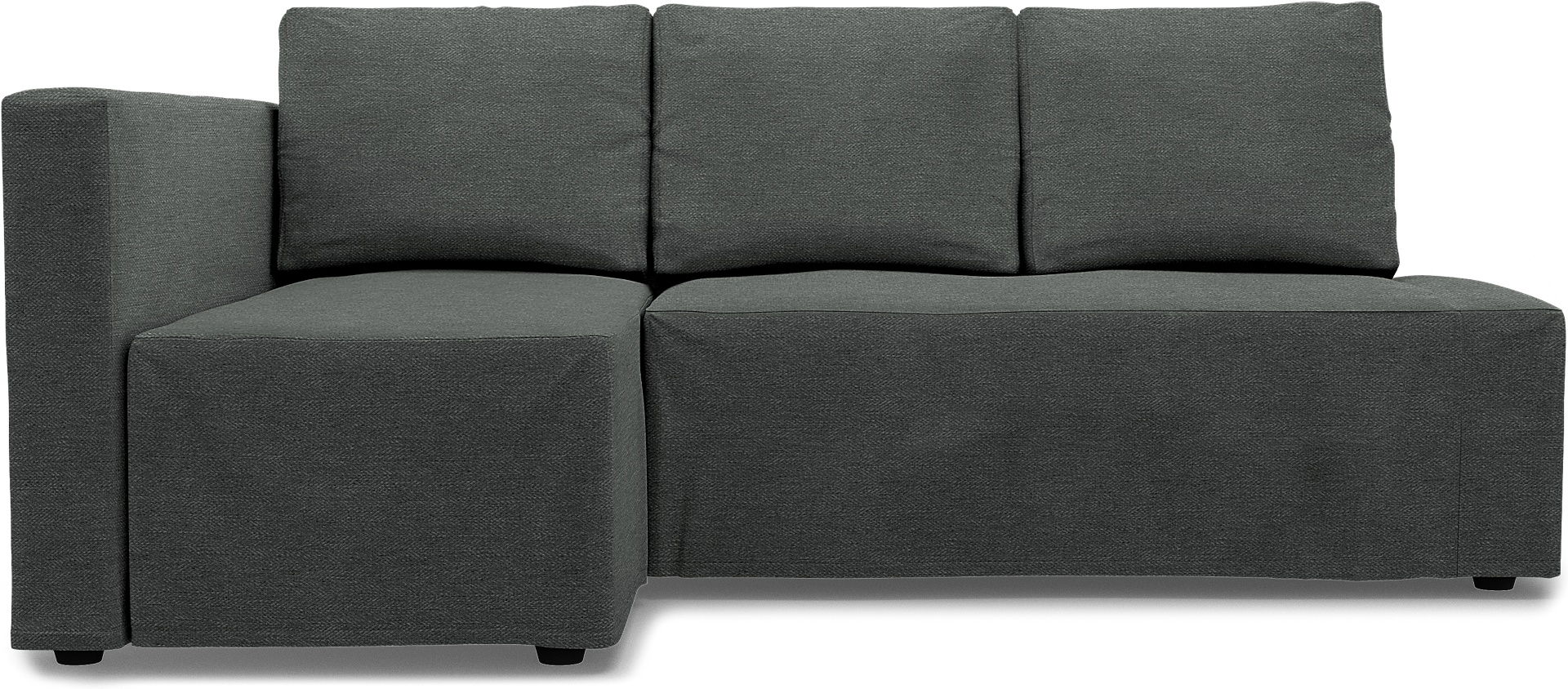 IKEA - Friheten Sofa Bed with Left Chaise Cover, Laurel, Bouclé & Texture - Bemz