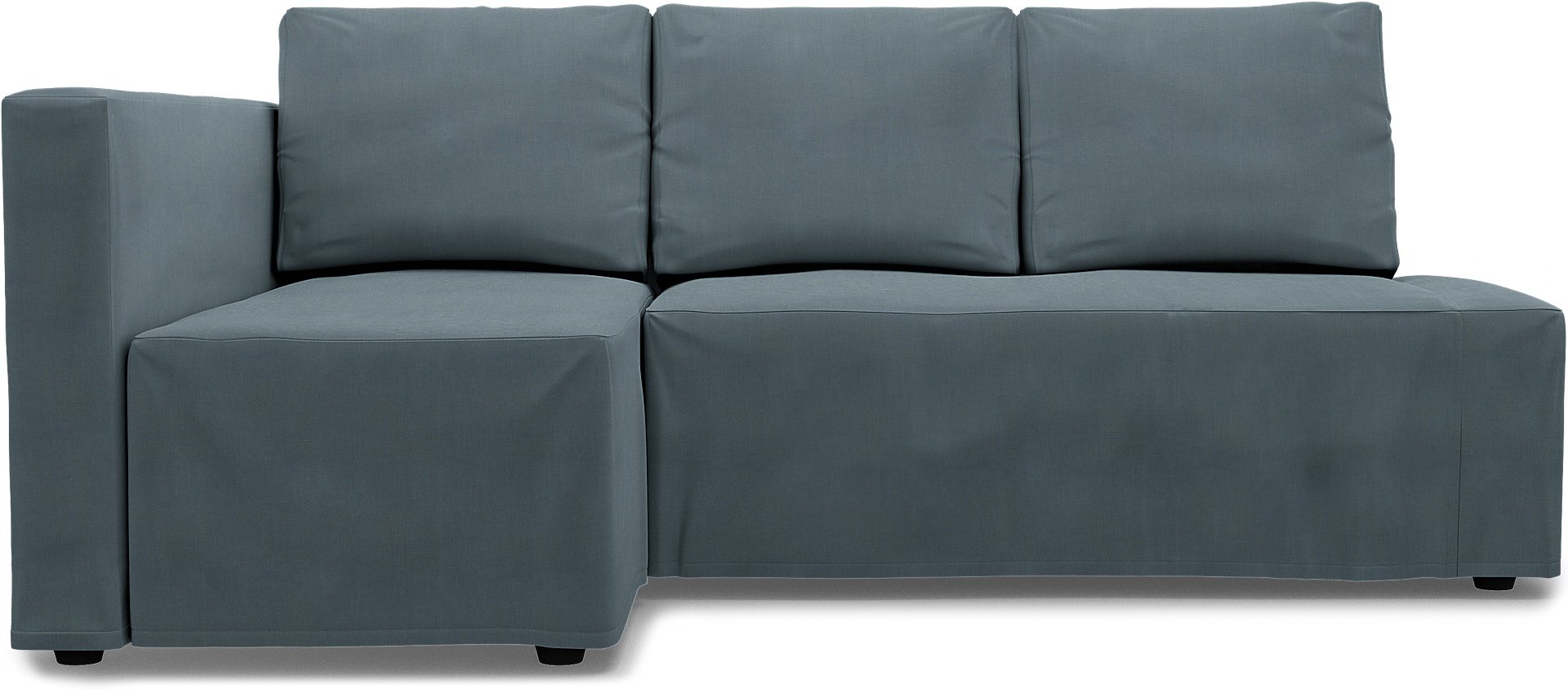 IKEA - Friheten Sofa Bed with Left Chaise Cover, Dusk, Linen - Bemz