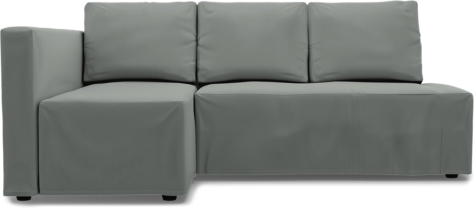 IKEA - Friheten Sofa Bed with Left Chaise Cover, Drizzle, Cotton - Bemz
