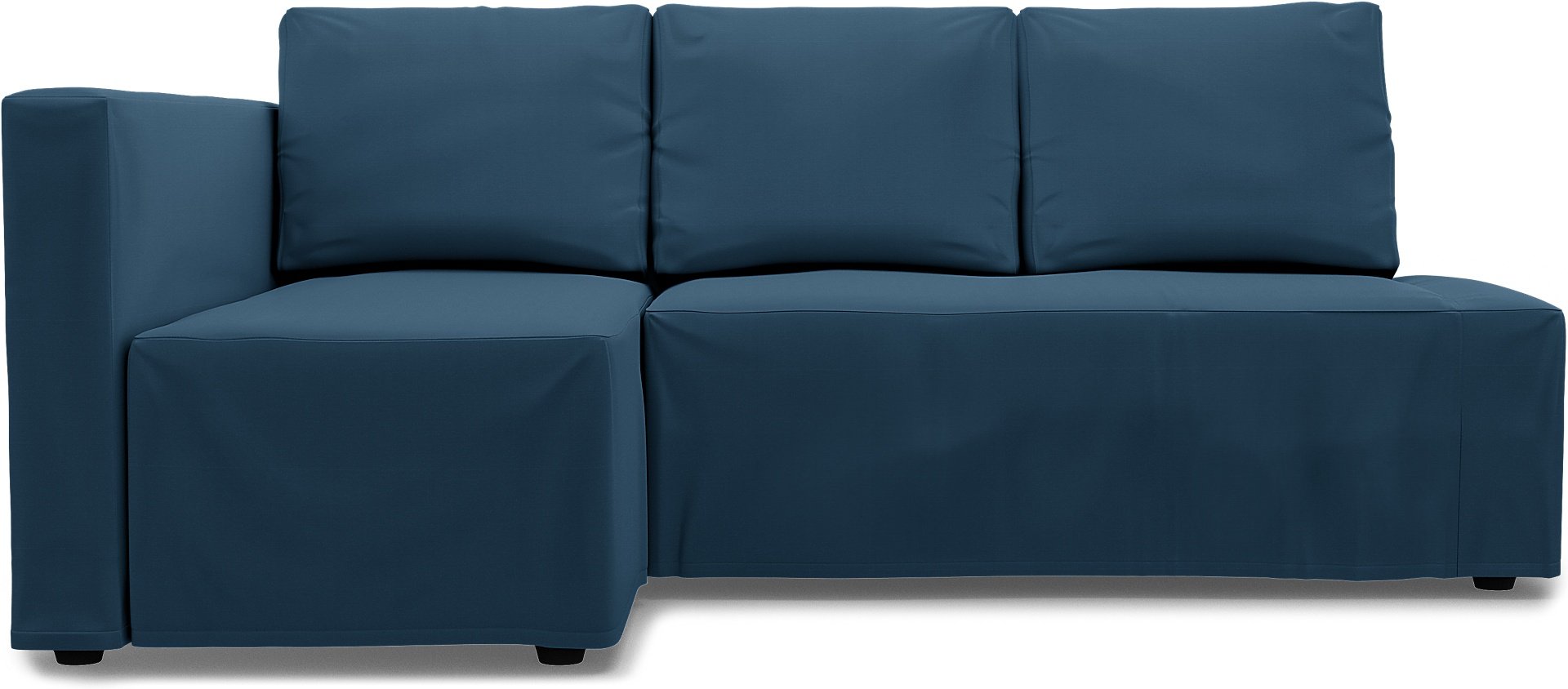 IKEA - Friheten Sofa Bed with Left Chaise Cover, Real Teal, Cotton - Bemz