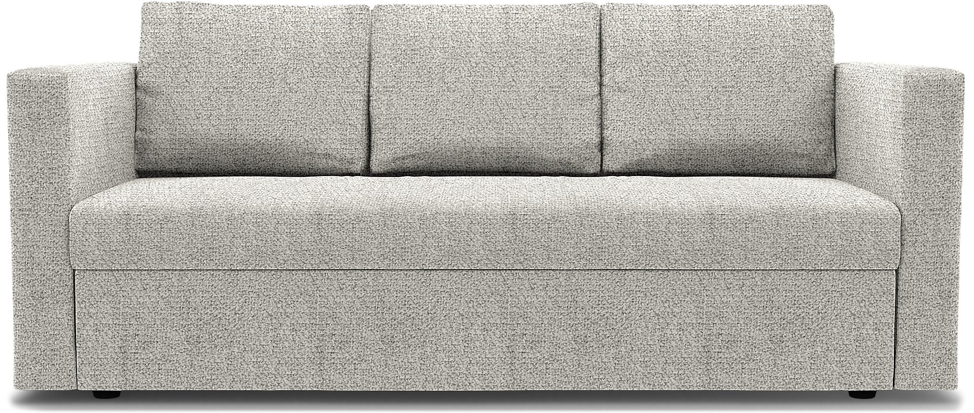IKEA - Friheten 3 Seater Sofa Bed Cover, Driftwood, Boucle & Texture - Bemz