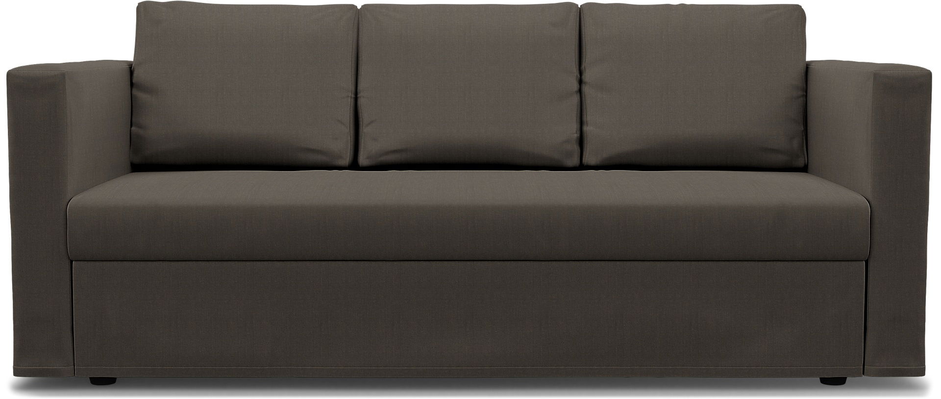 IKEA - Friheten 3 Seater Sofa Bed Cover, Mocha, Linen - Bemz