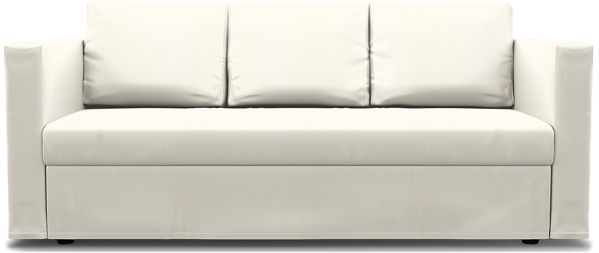 IKEA - Friheten 3 Seater Sofa Bed Cover, Rust, Boucle & Texture - Bemz