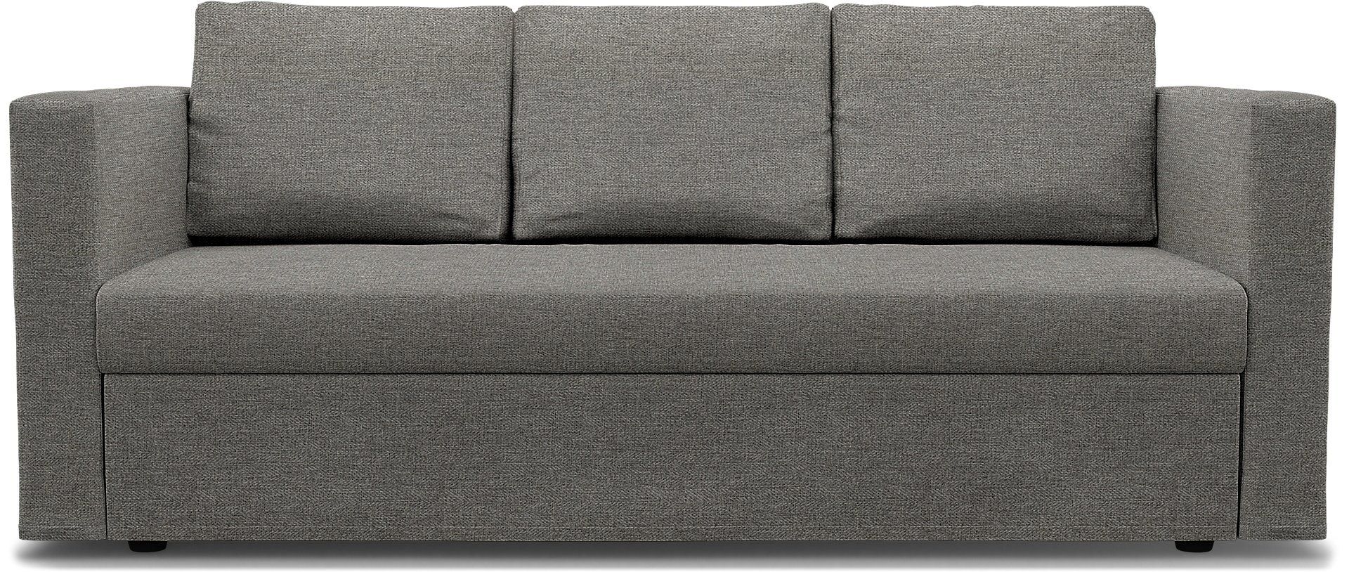 IKEA - Friheten 3 Seater Sofa Bed Cover, Taupe, Boucle & Texture - Bemz