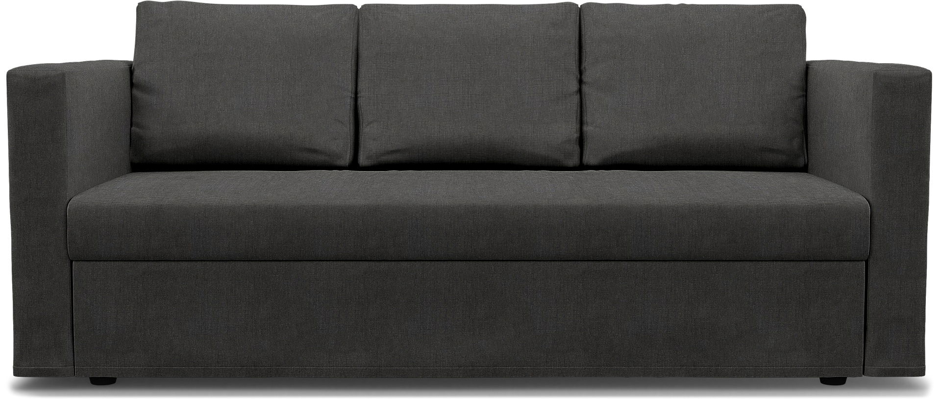 IKEA - Friheten 3 Seater Sofa Bed Cover, Espresso, Linen - Bemz