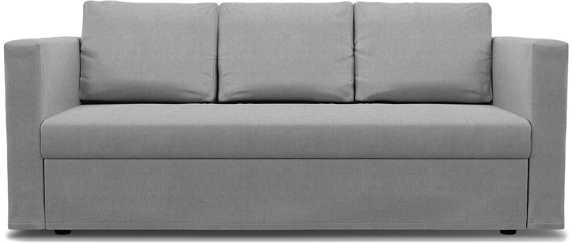 IKEA - Friheten 3 Seater Sofa Bed Cover, Graphite, Linen - Bemz