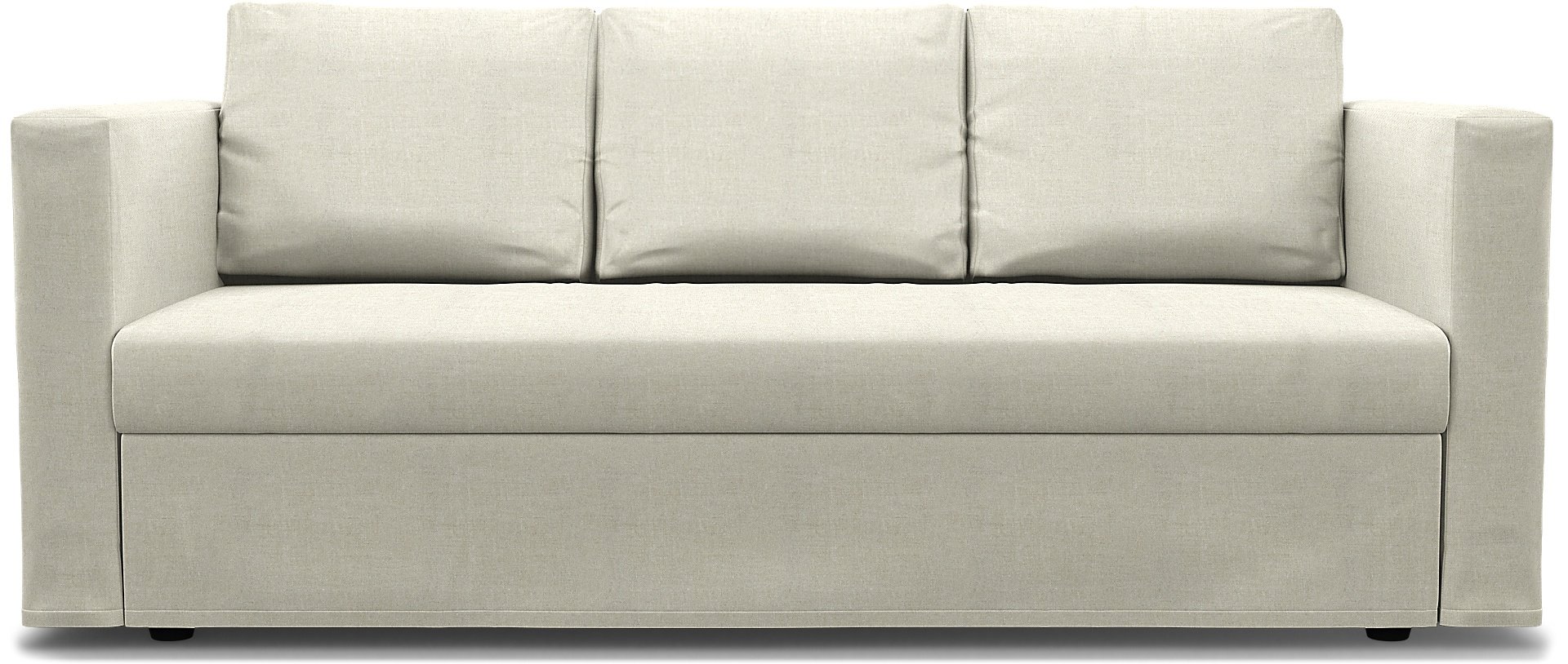 IKEA - Friheten 3 Seater Sofa Bed Cover, Natural, Linen - Bemz