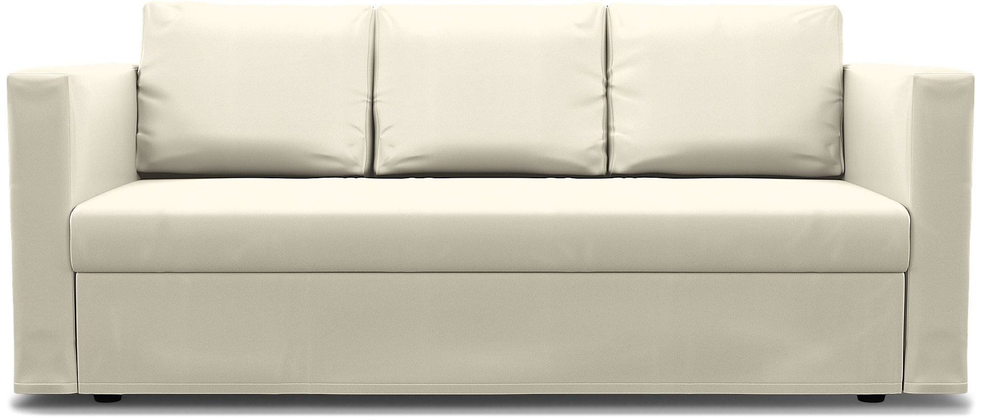 IKEA - Friheten 3 Seater Sofa Bed Cover, Tofu, Cotton - Bemz