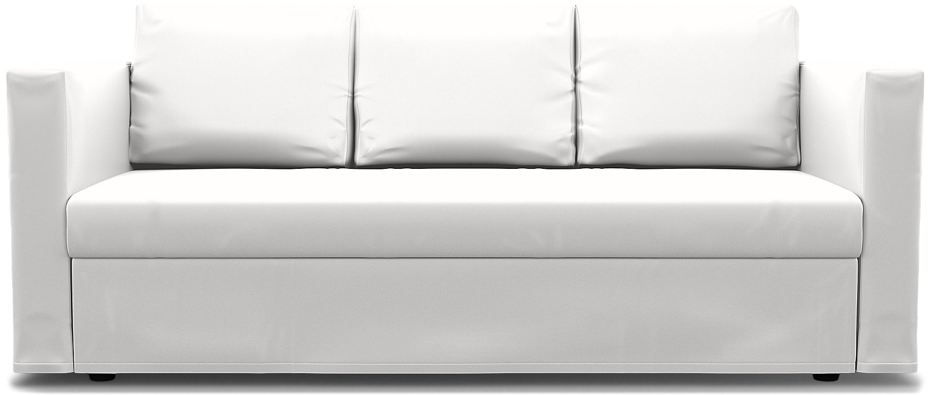 IKEA - Friheten 3 Seater Sofa Bed Cover, Absolute White, Cotton - Bemz