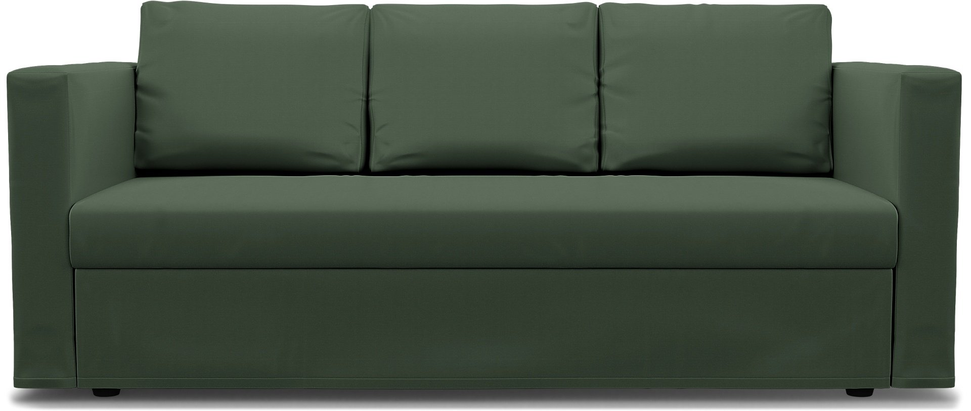 IKEA - Friheten 3 Seater Sofa Bed Cover, Thyme, Cotton - Bemz