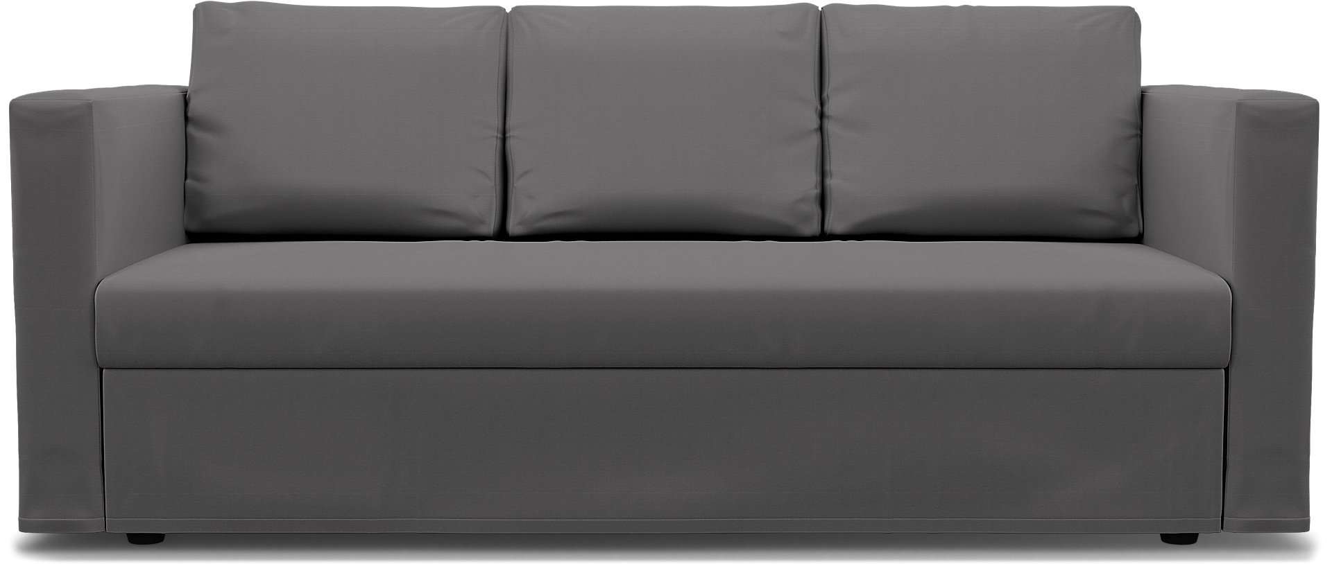 IKEA - Friheten 3 Seater Sofa Bed Cover, Smoked Pearl, Cotton - Bemz