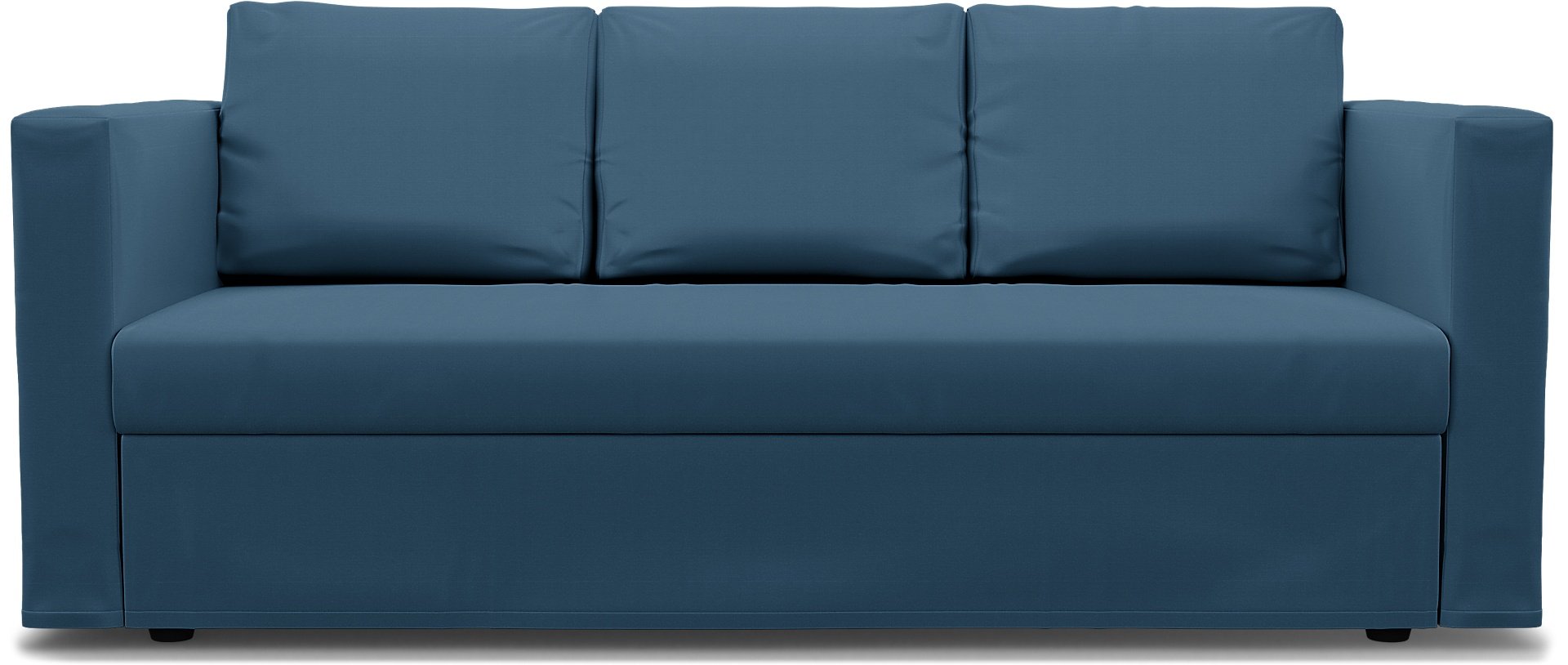IKEA - Friheten 3 Seater Sofa Bed Cover, Real Teal, Cotton - Bemz