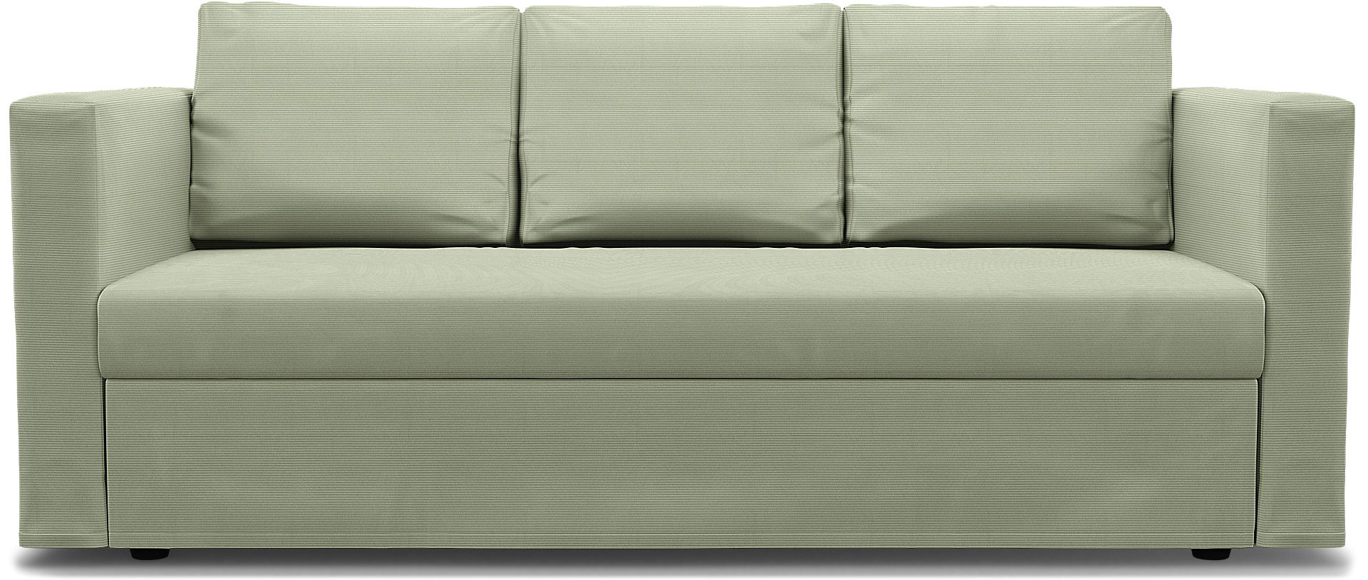 IKEA - Friheten 3 Seater Sofa Bed Cover, Seagrass, Corduroy - Bemz