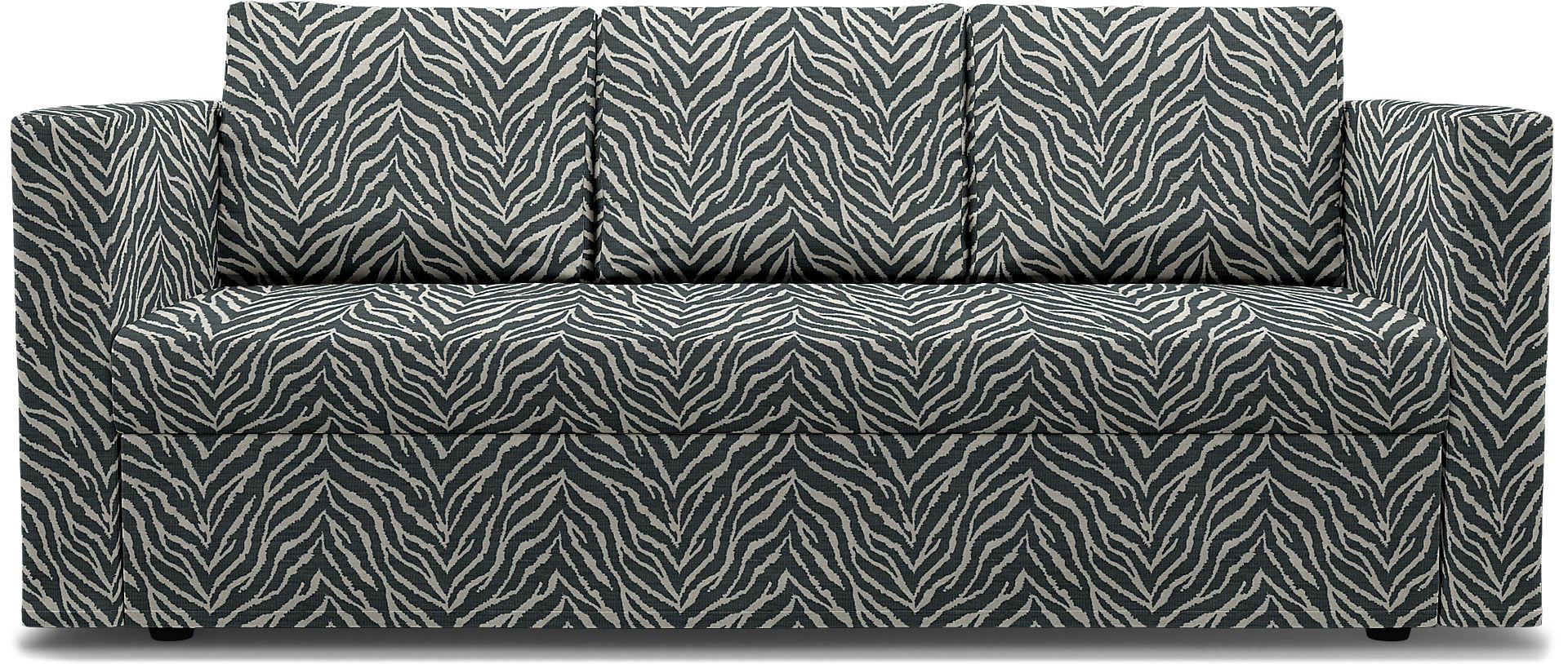 IKEA - Friheten 3 Seater Sofa Bed Cover, Black/White, BEMZ NATURE'S PALETTE COLLECTION - Bemz
