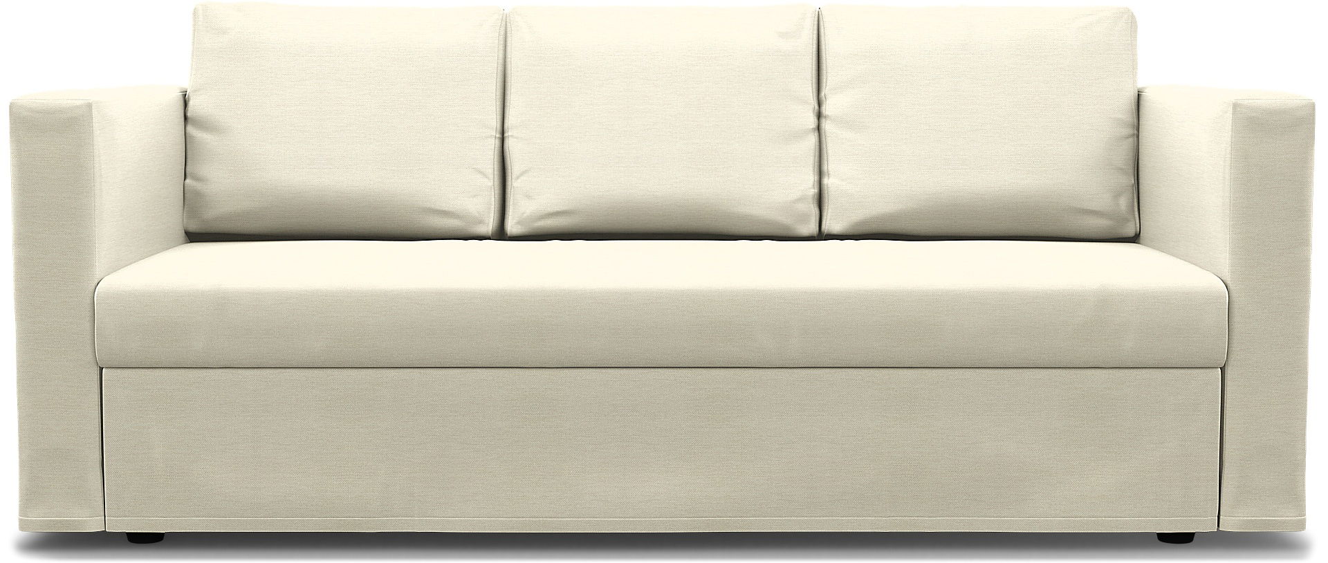 IKEA - Överdrag till Friheten 3-sits bäddsoffa, Sand Beige, Bomull - Bemz
