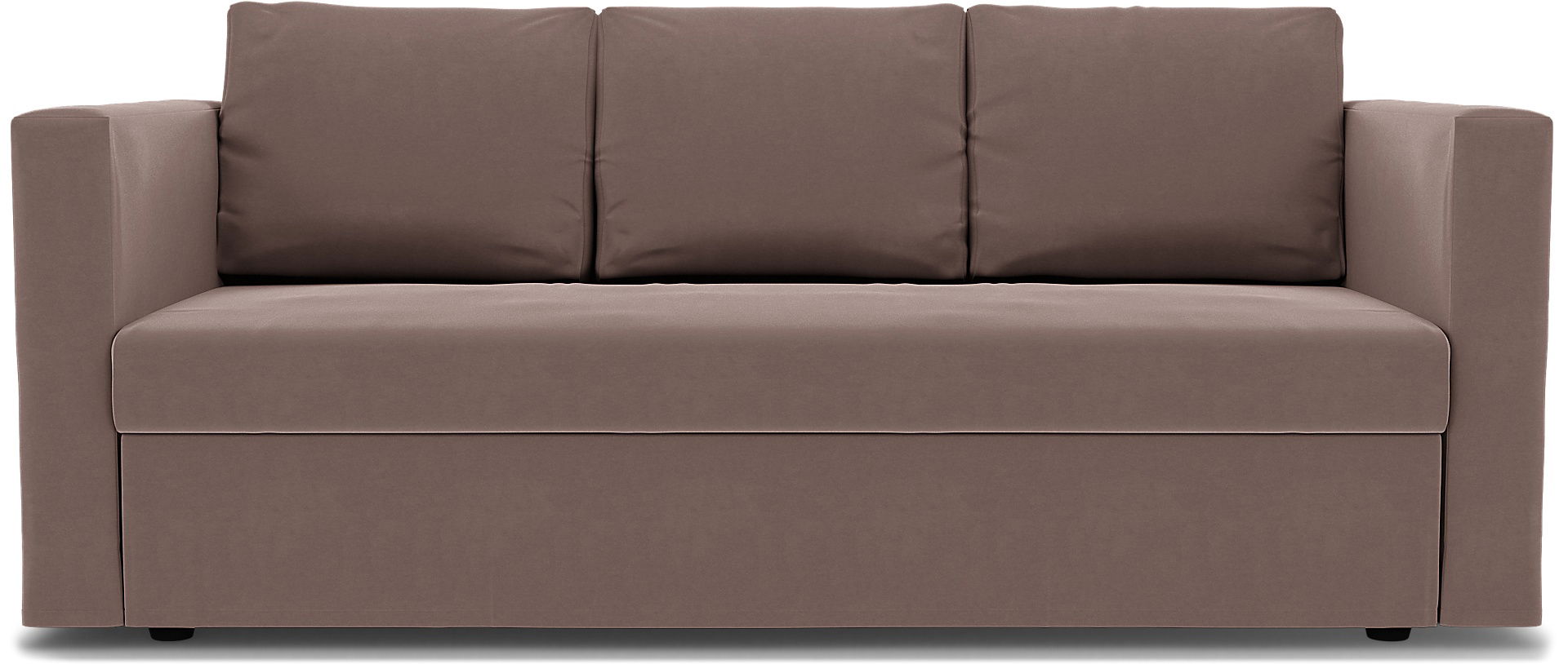IKEA - Friheten 3 Seater Sofa Bed Cover, Lavender, Velvet - Bemz