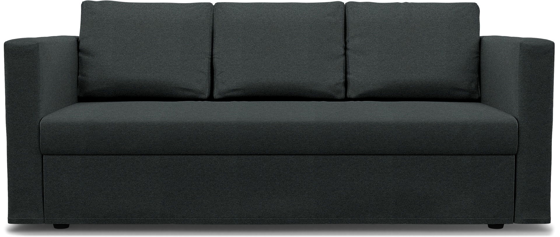 IKEA - Friheten 3 Seater Sofa Bed Cover, Stone, Wool - Bemz