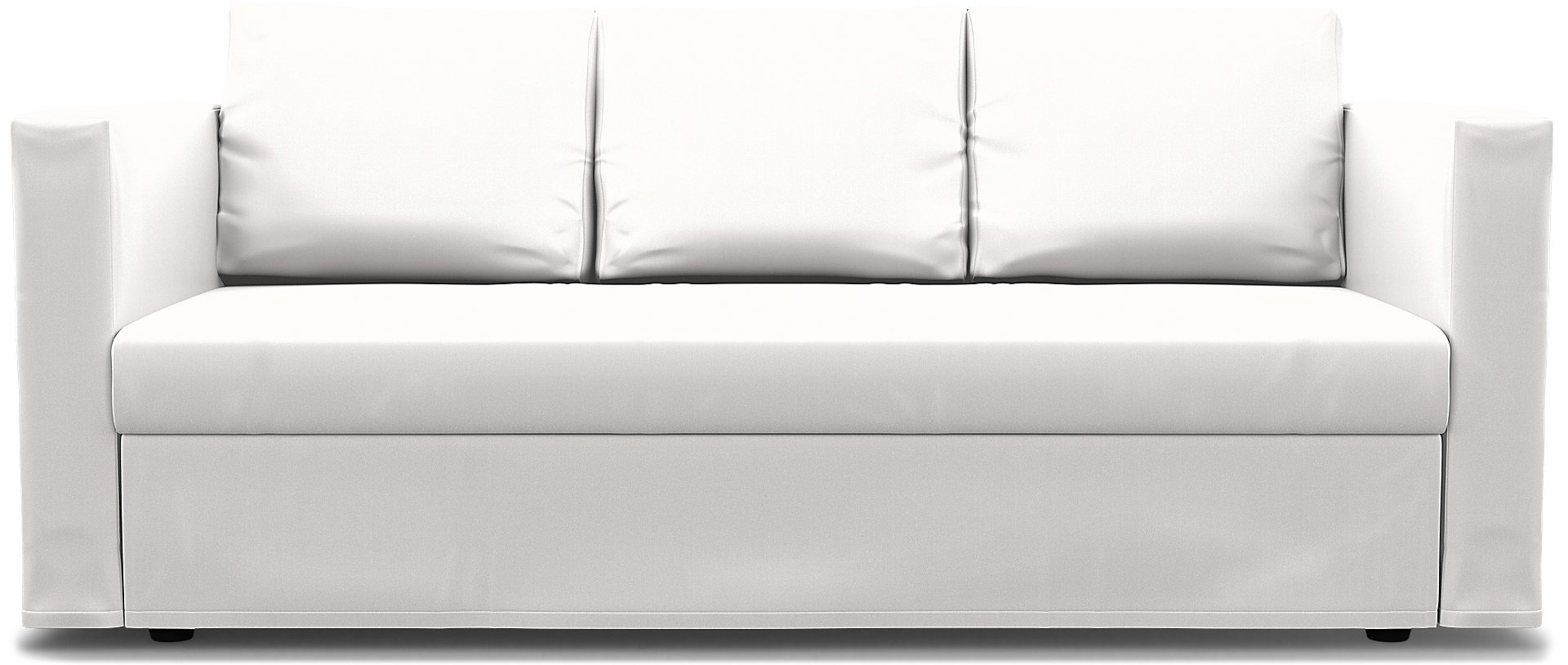IKEA - Friheten 3 Seater Sofa Bed Cover, Soft White, Linen - Bemz