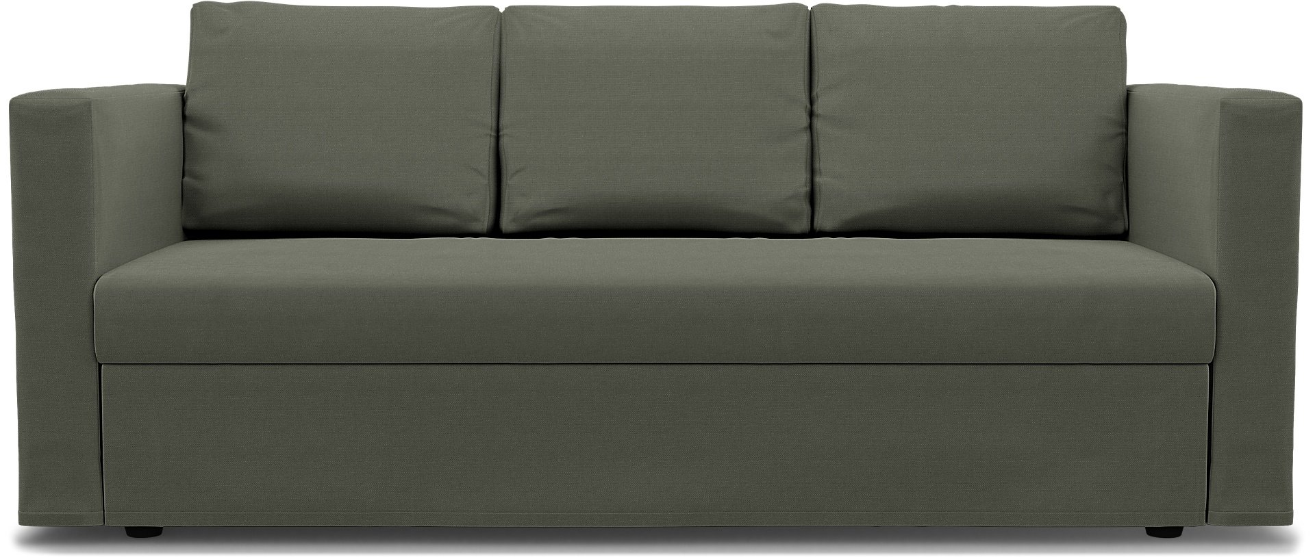 IKEA - Friheten 3 Seater Sofa Bed Cover, Rosemary, Linen - Bemz