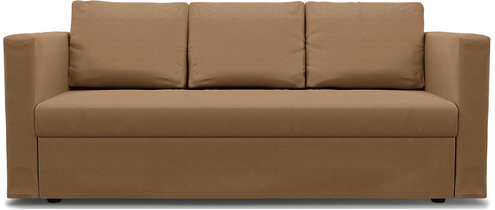 IKEA - Friheten 3 Seater Sofa Bed Cover, Nougat, Linen - Bemz