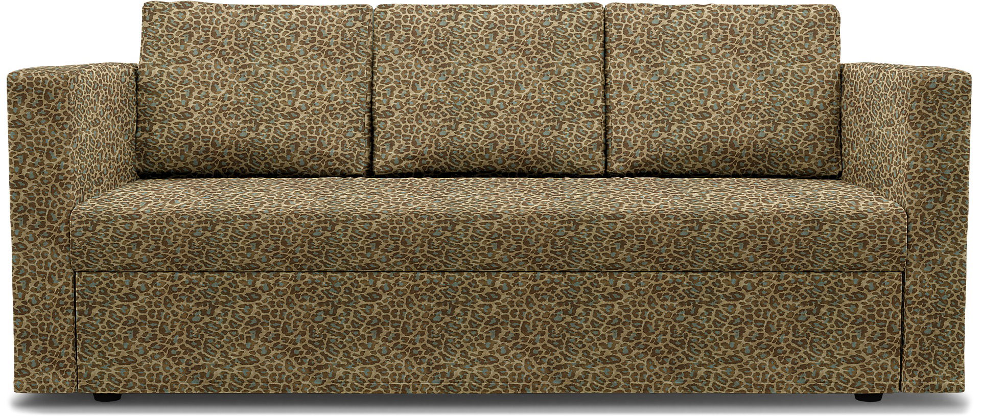 IKEA - Friheten 3 Seater Sofa Bed Cover, Blue Leo, BEMZ NATURE'S PALETTE COLLECTION - Bemz