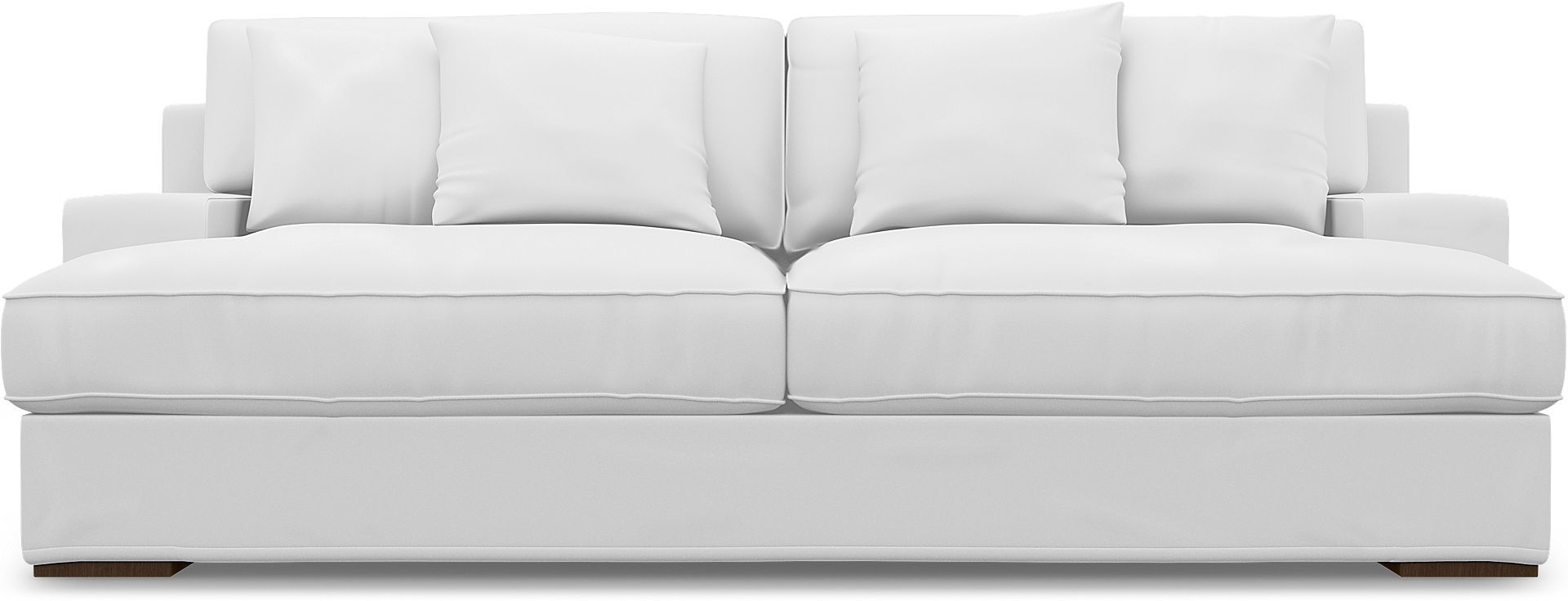 IKEA - Överdrag till Göteborg 3-sitssoffa, Absolute White, Linne - Bemz