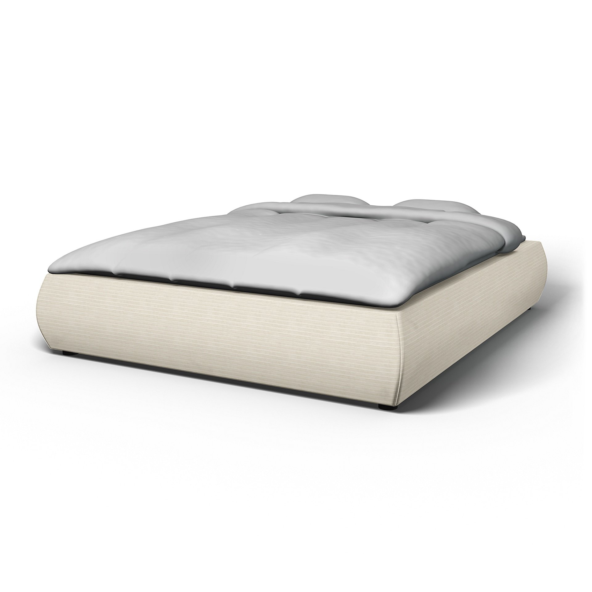 IKEA - Grimen Bed Frame Cover, Tofu, Corduroy - Bemz