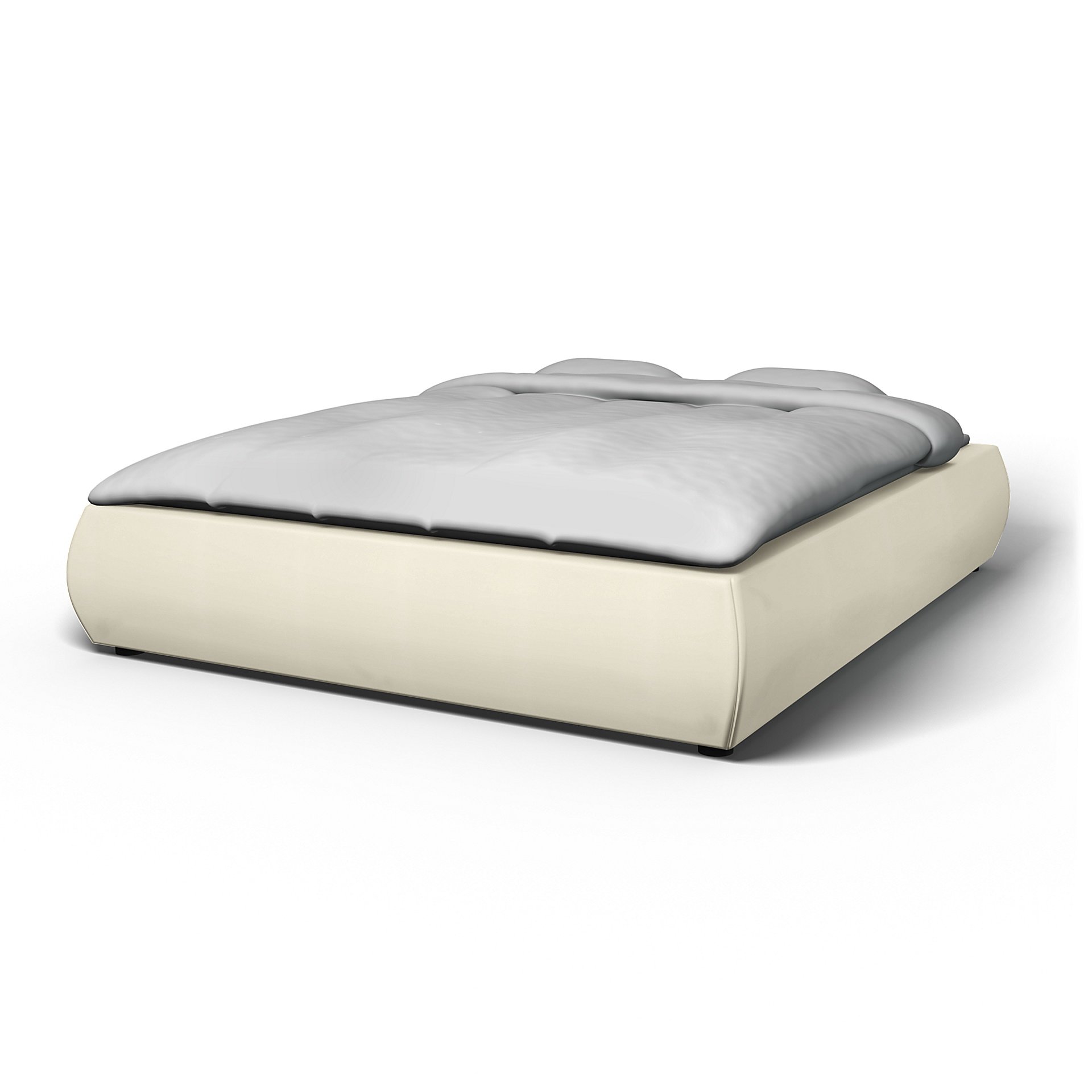 IKEA - Grimen Bed Frame Cover, Tofu, Cotton - Bemz