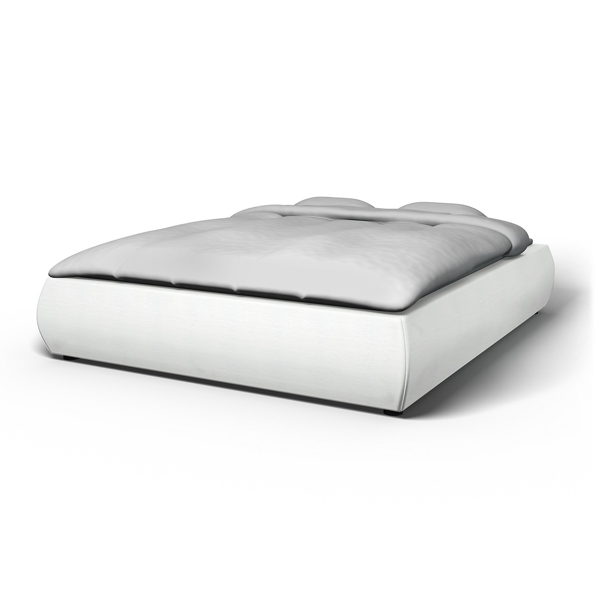 IKEA - Grimen Bed Frame Cover, White, Linen - Bemz