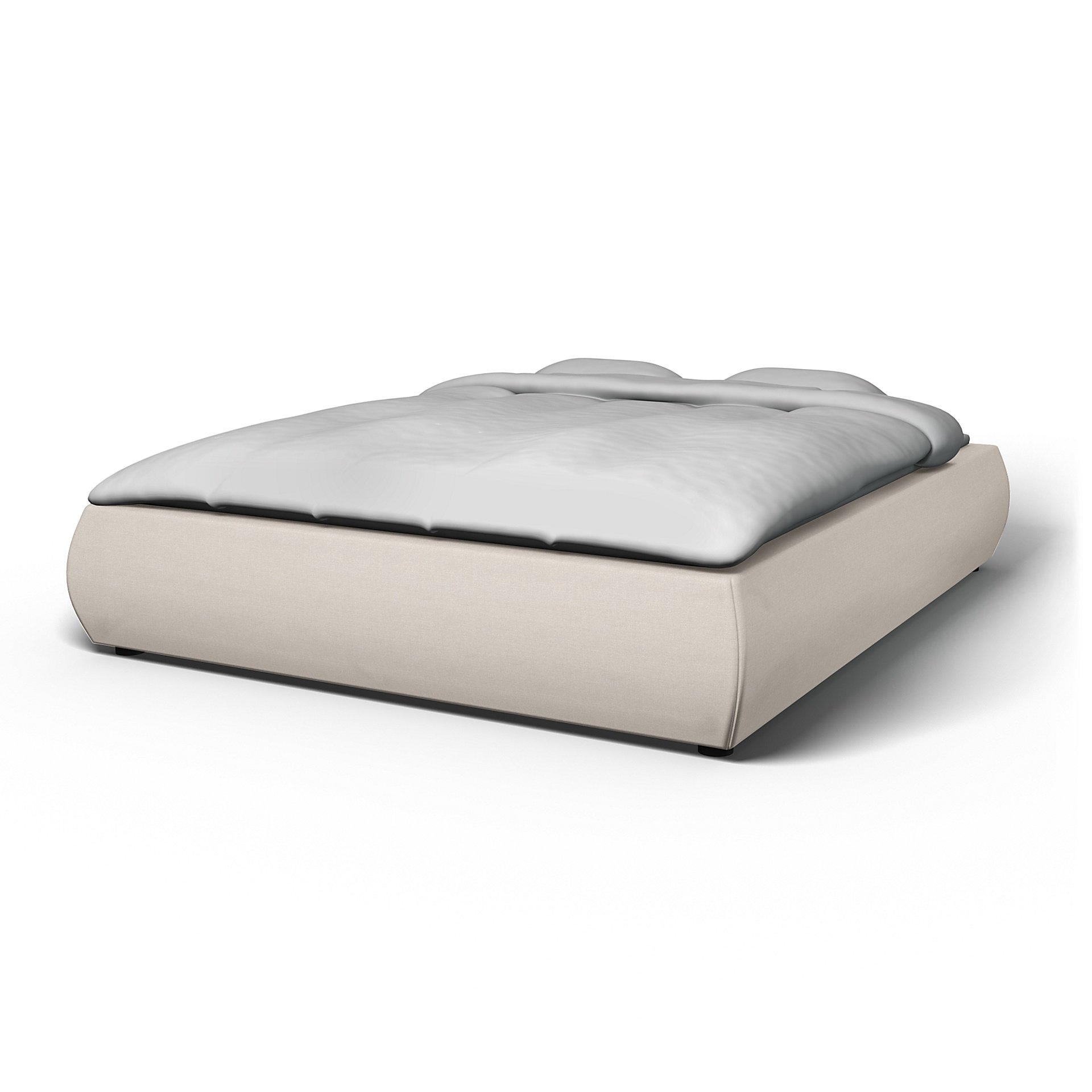 IKEA - Grimen Bed Frame Cover, Chalk, Linen - Bemz