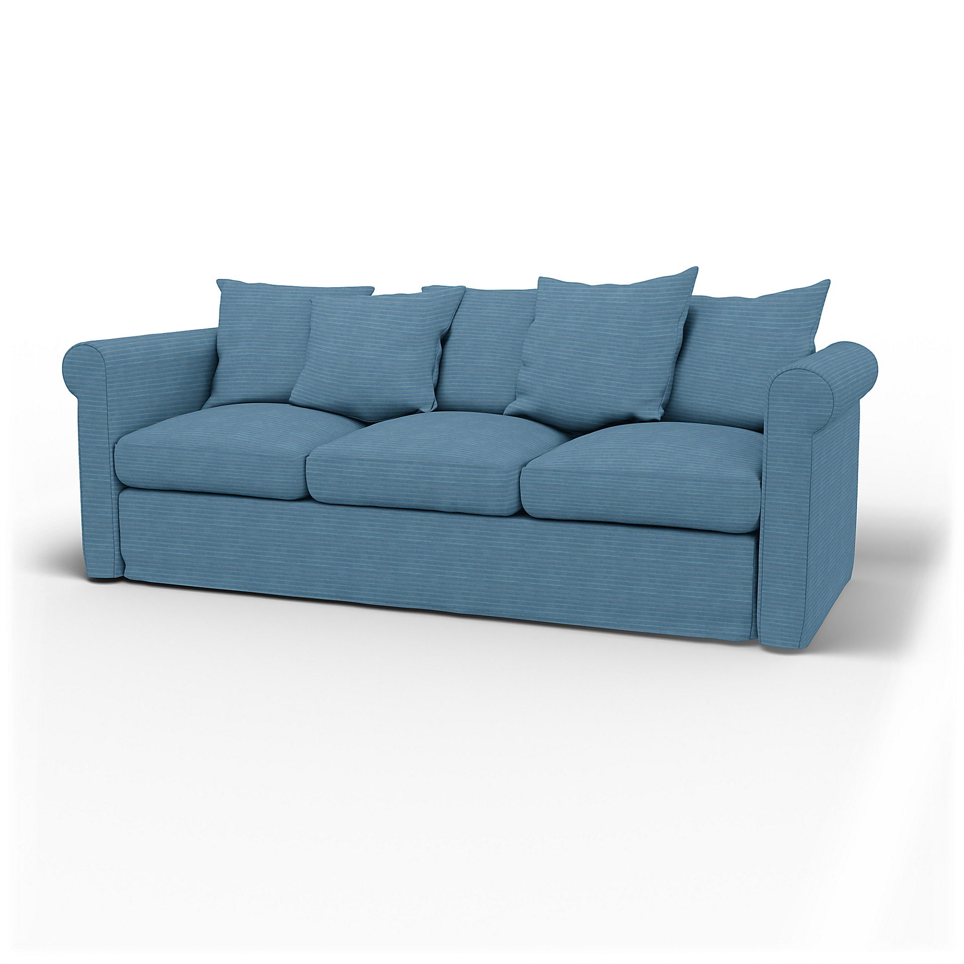 IKEA - Överdrag till Grönlid 3-sitssoffa, Sky Blue, Manchester - Bemz