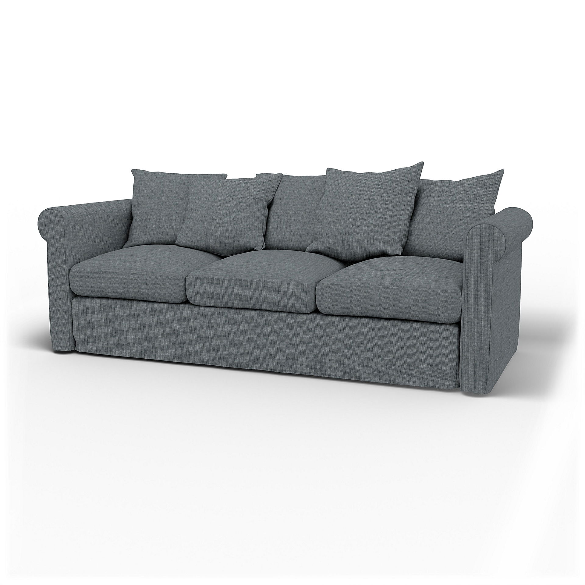 IKEA - Grönlid 3 Seater Sofa Cover, Denim, Cotton - Bemz