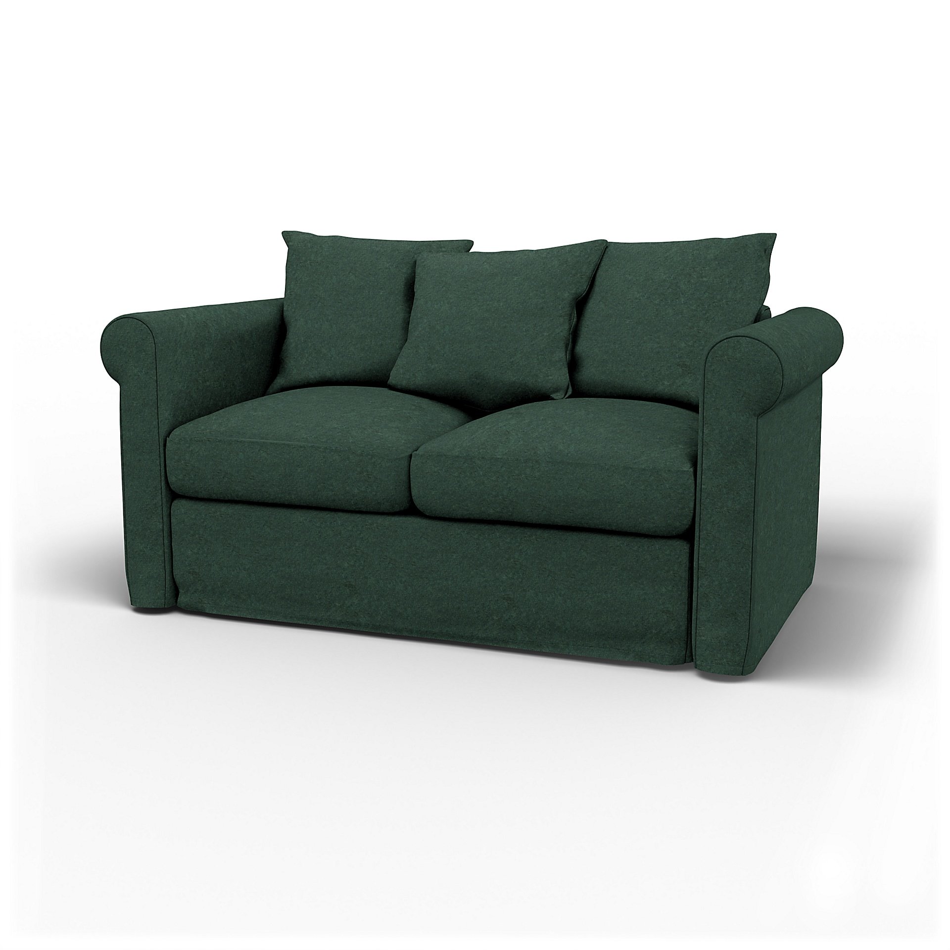 IKEA - Gronlid 2 Seater Sofa Cover, Viridian, Velvet - Bemz