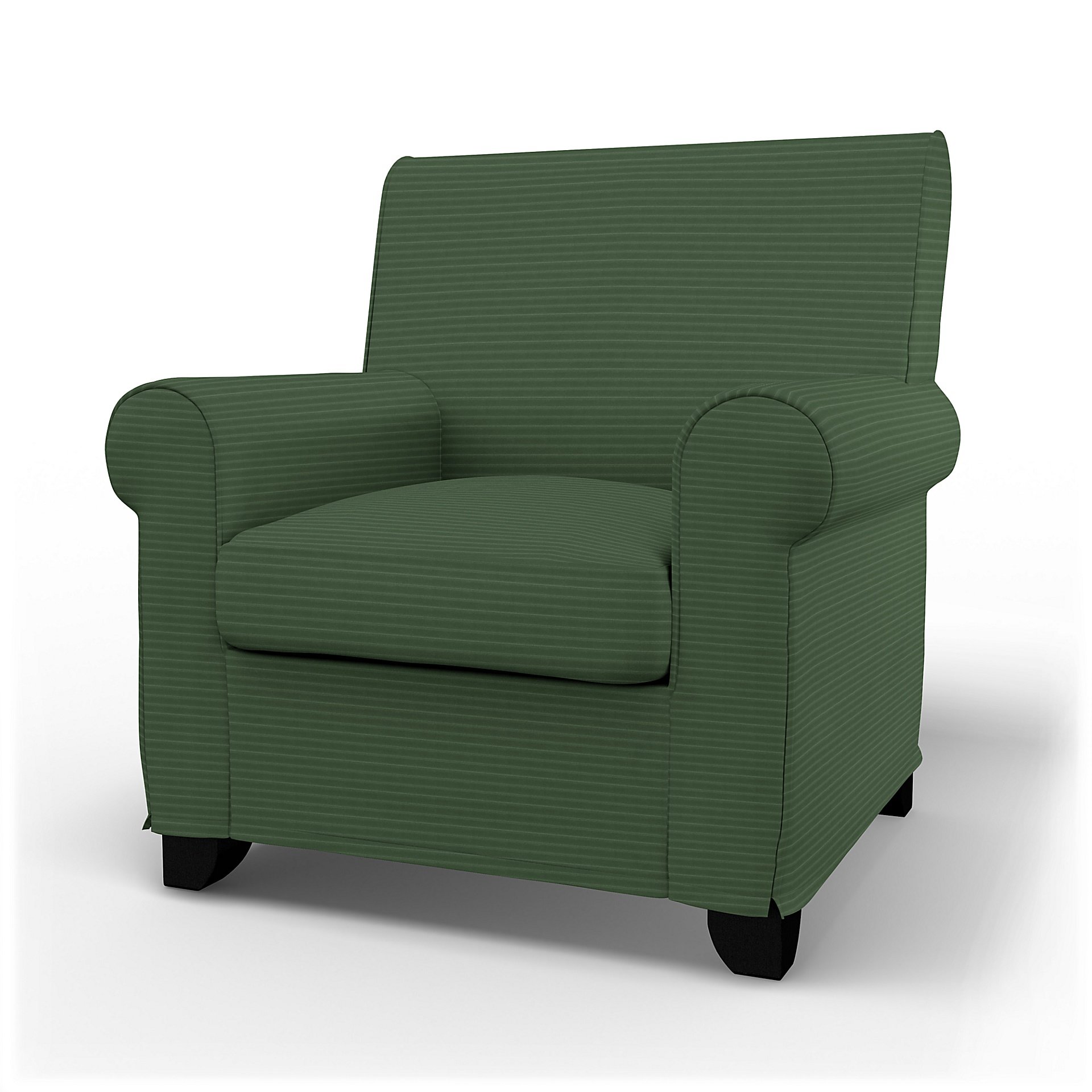 IKEA - Gronlid Armchair Cover, Palm Green, Corduroy - Bemz