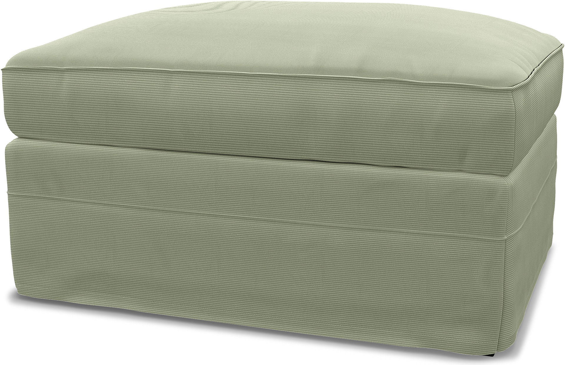 IKEA - Grönlid Footstool with Storage Cover, Seagrass, Corduroy - Bemz