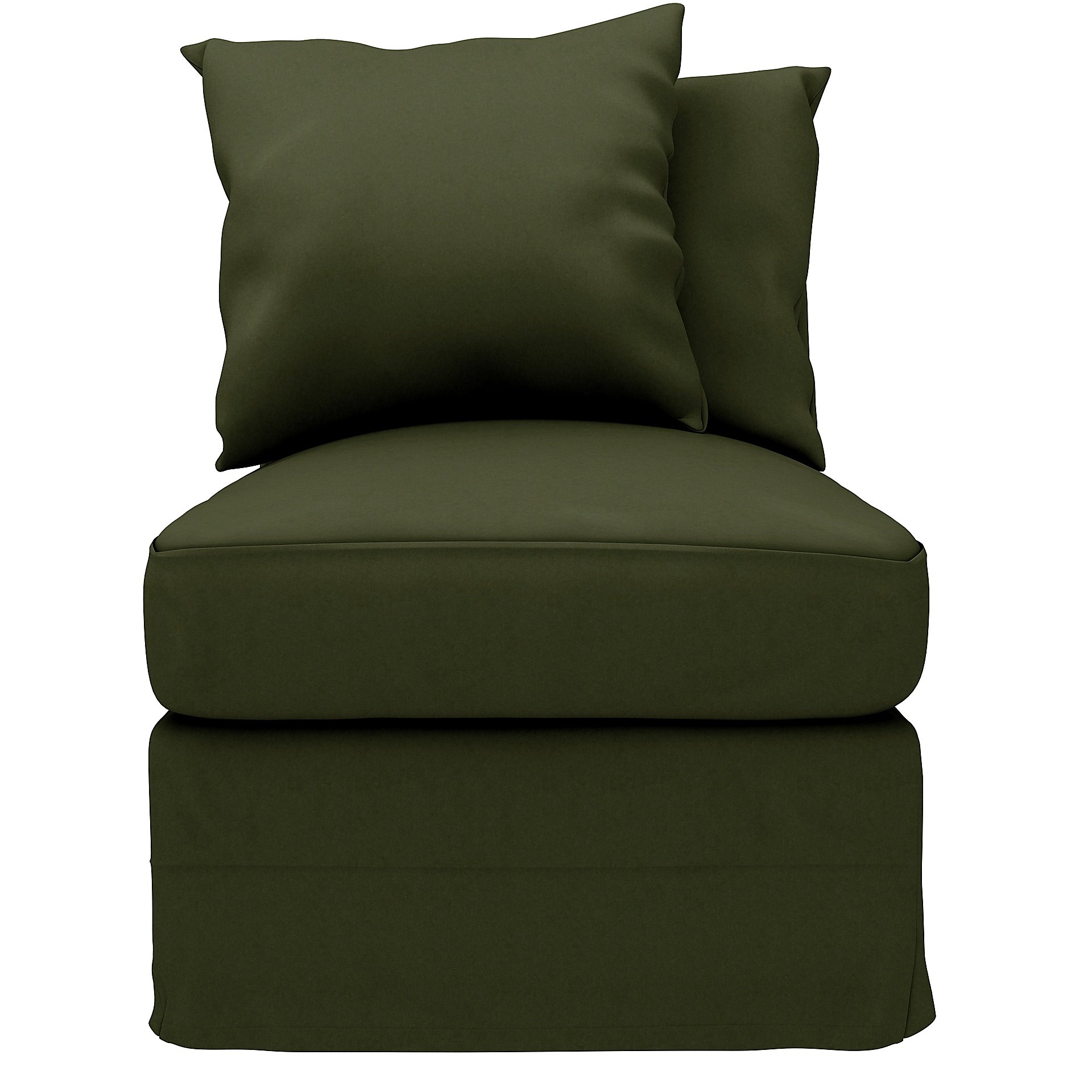 IKEA - Gronlid 1 seat section cover , Moss, Velvet - Bemz